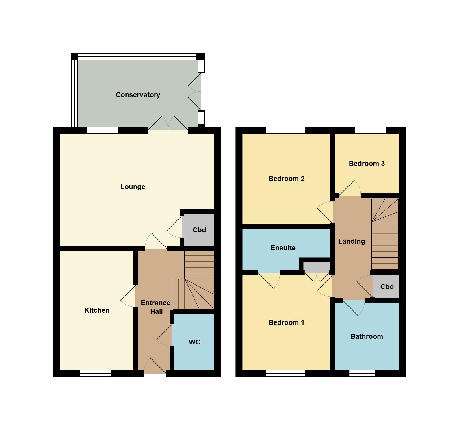 56, Bluebell View, Caerphilly floorplan