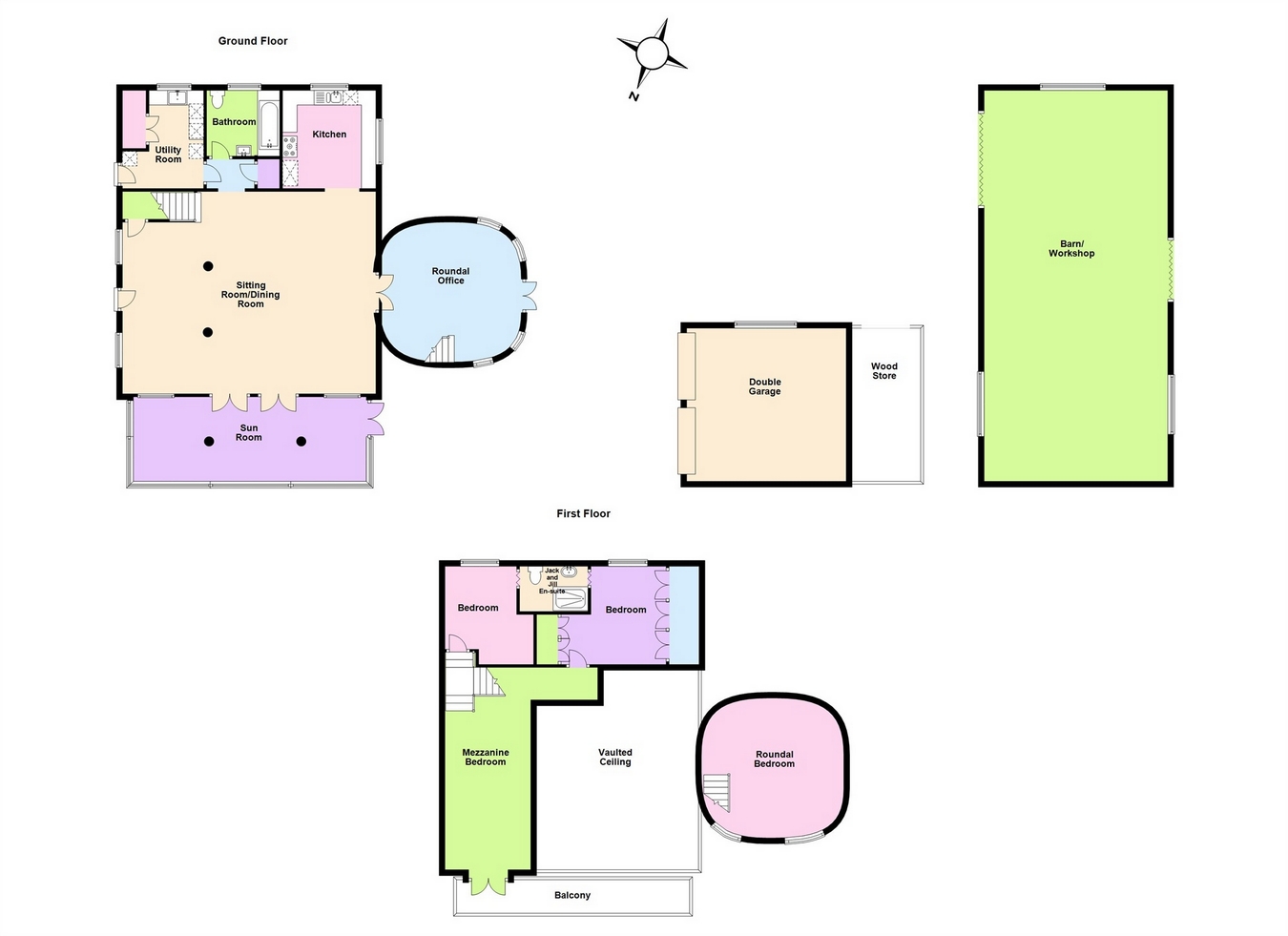 5 Bedrooms Detached house for sale in Minstrels Oast, Ford Walk, Yorkletts, Whitstable, Kent CT5