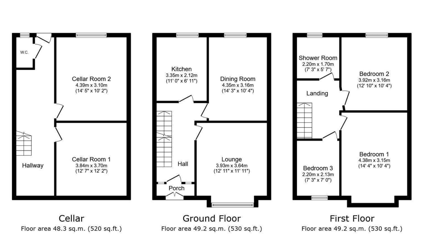 7 Mansfield Road, 7 Mansfield Road, Doncaster floorplan