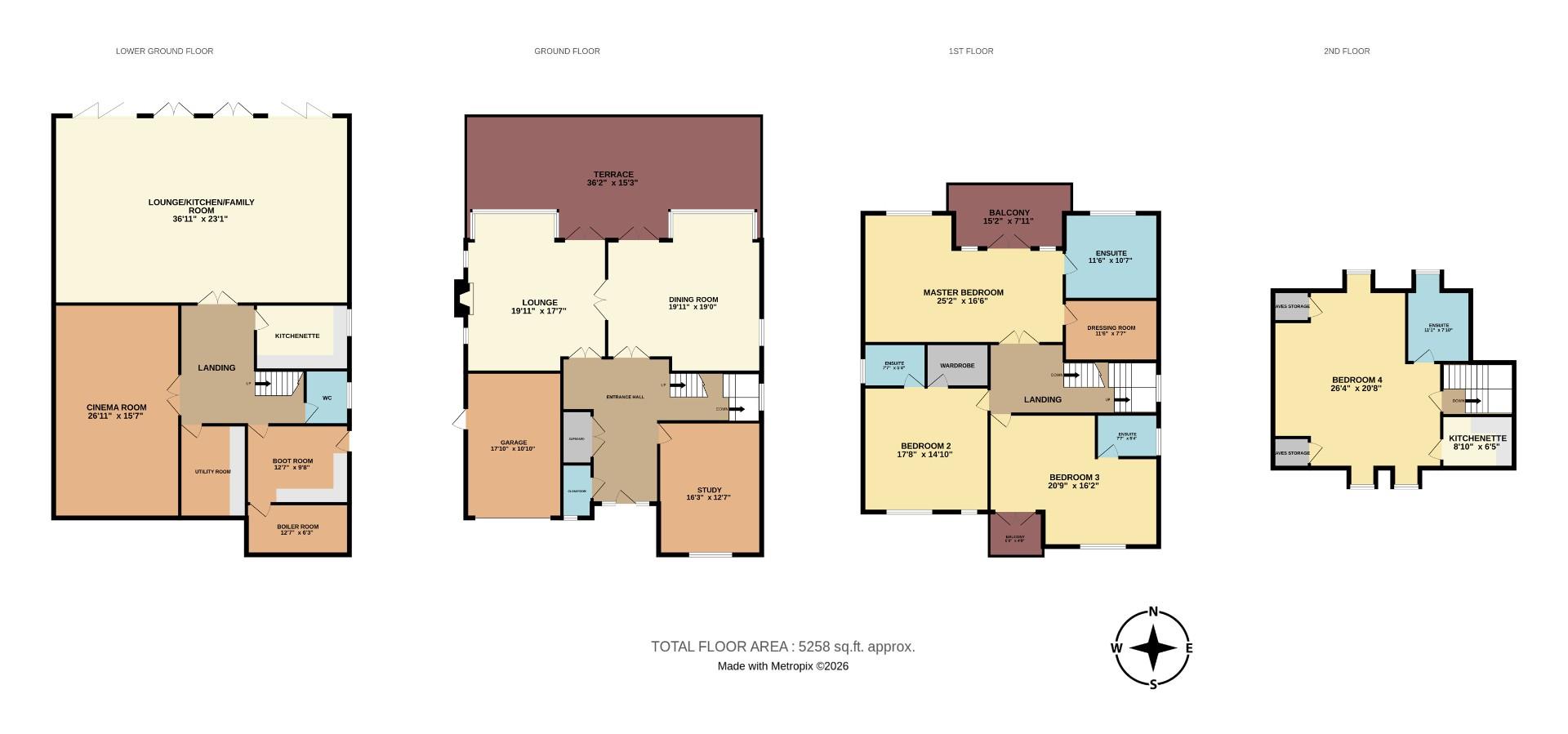 81, Daws Heath Road, Benfleet floorplan