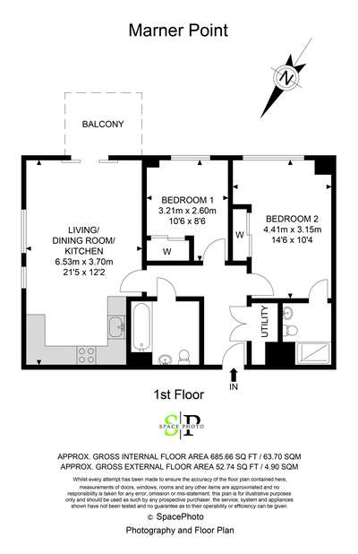 2 Bedrooms Flat for sale in Jefferson Plaza, London E3