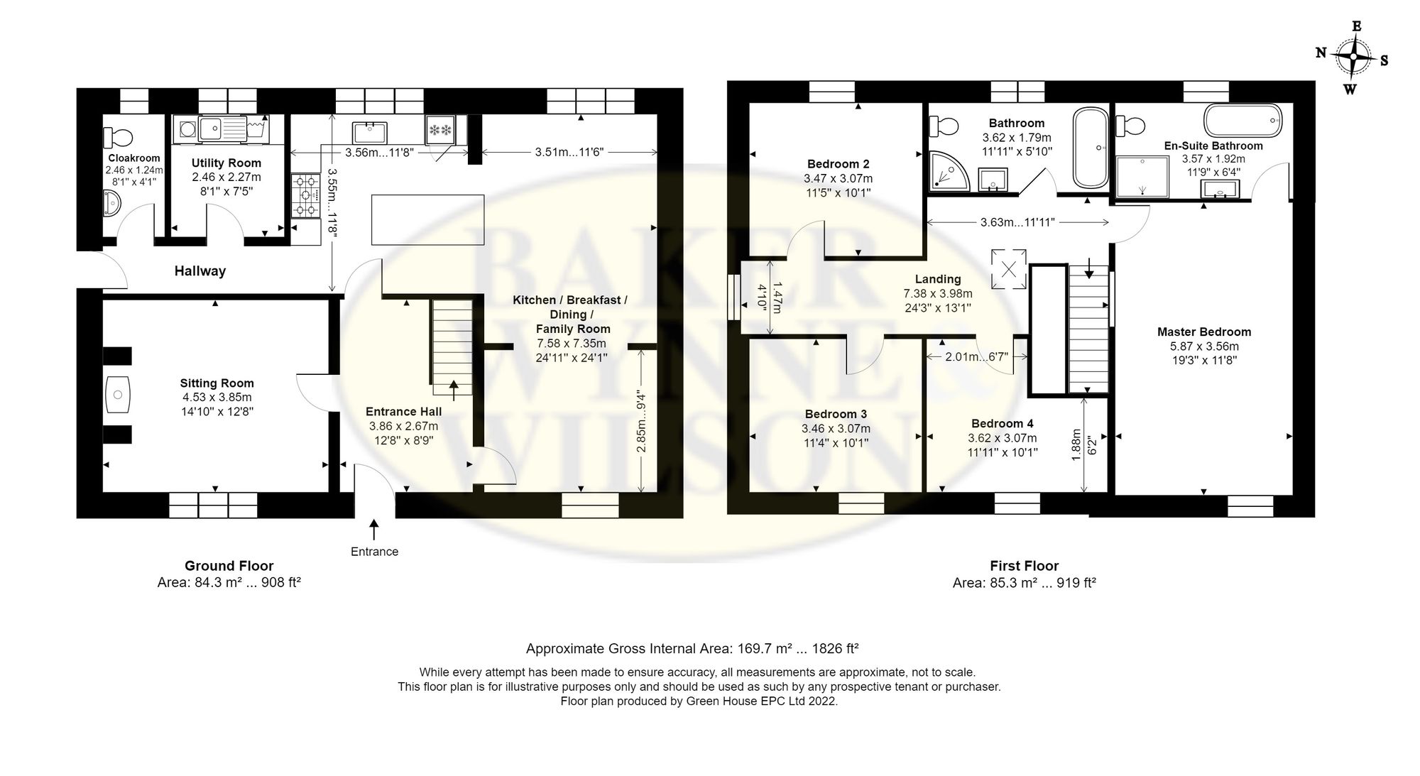2 Cooks Pit Barns Woodhey Lane, Nantwich floorplan