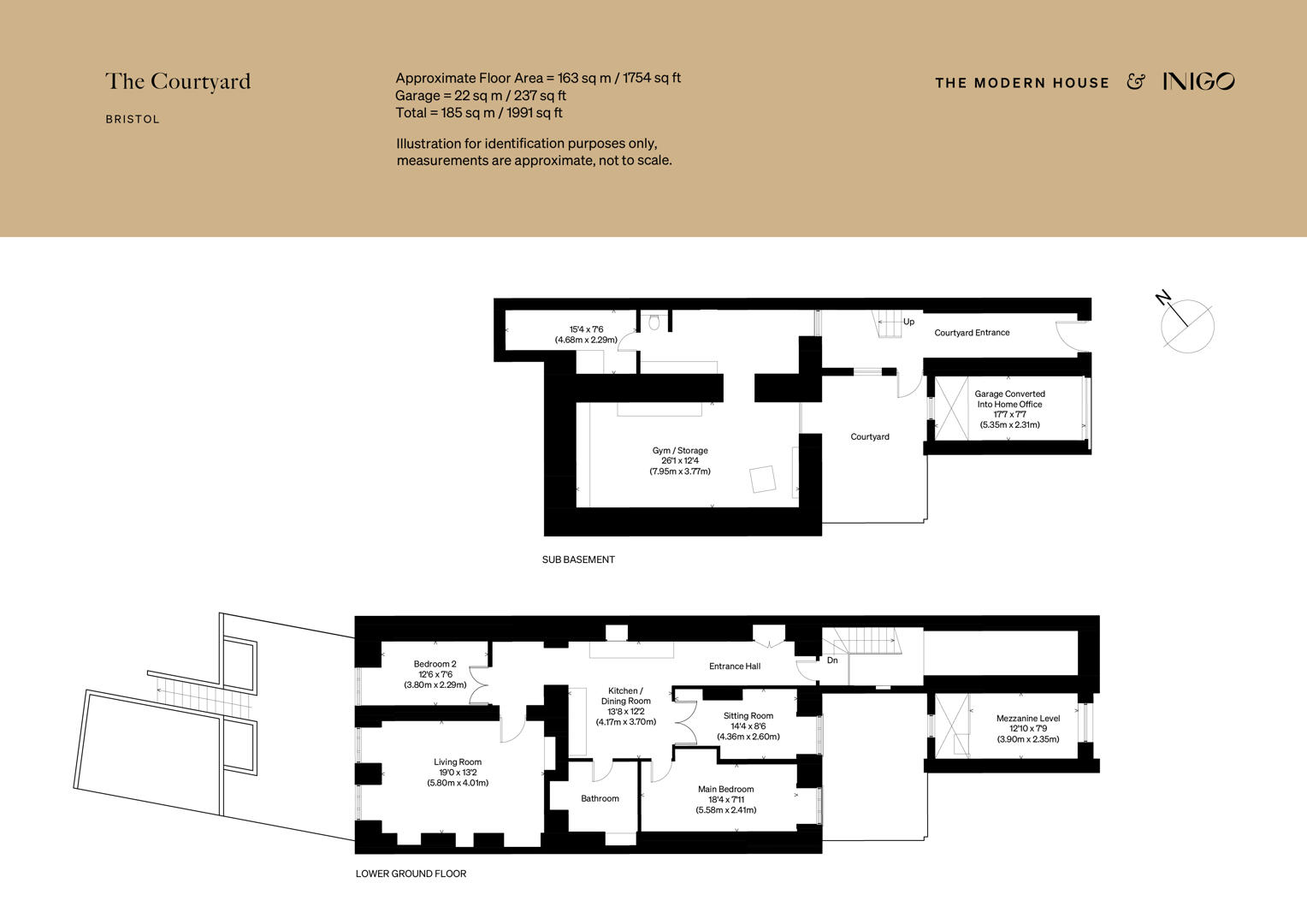 The Courtyard, 5, Royal York Crescent, Bristol floorplan