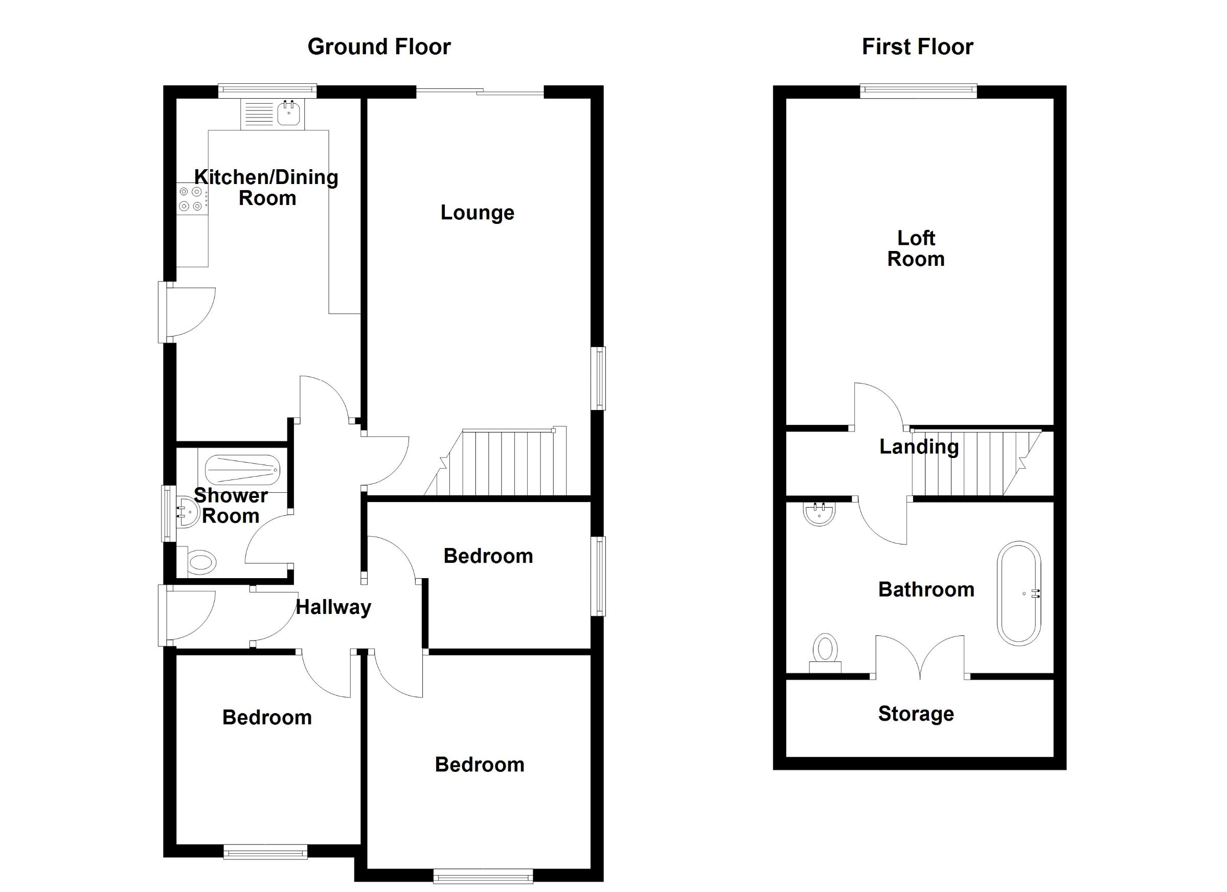 44 Lancaster Road, Morecambe floorplan