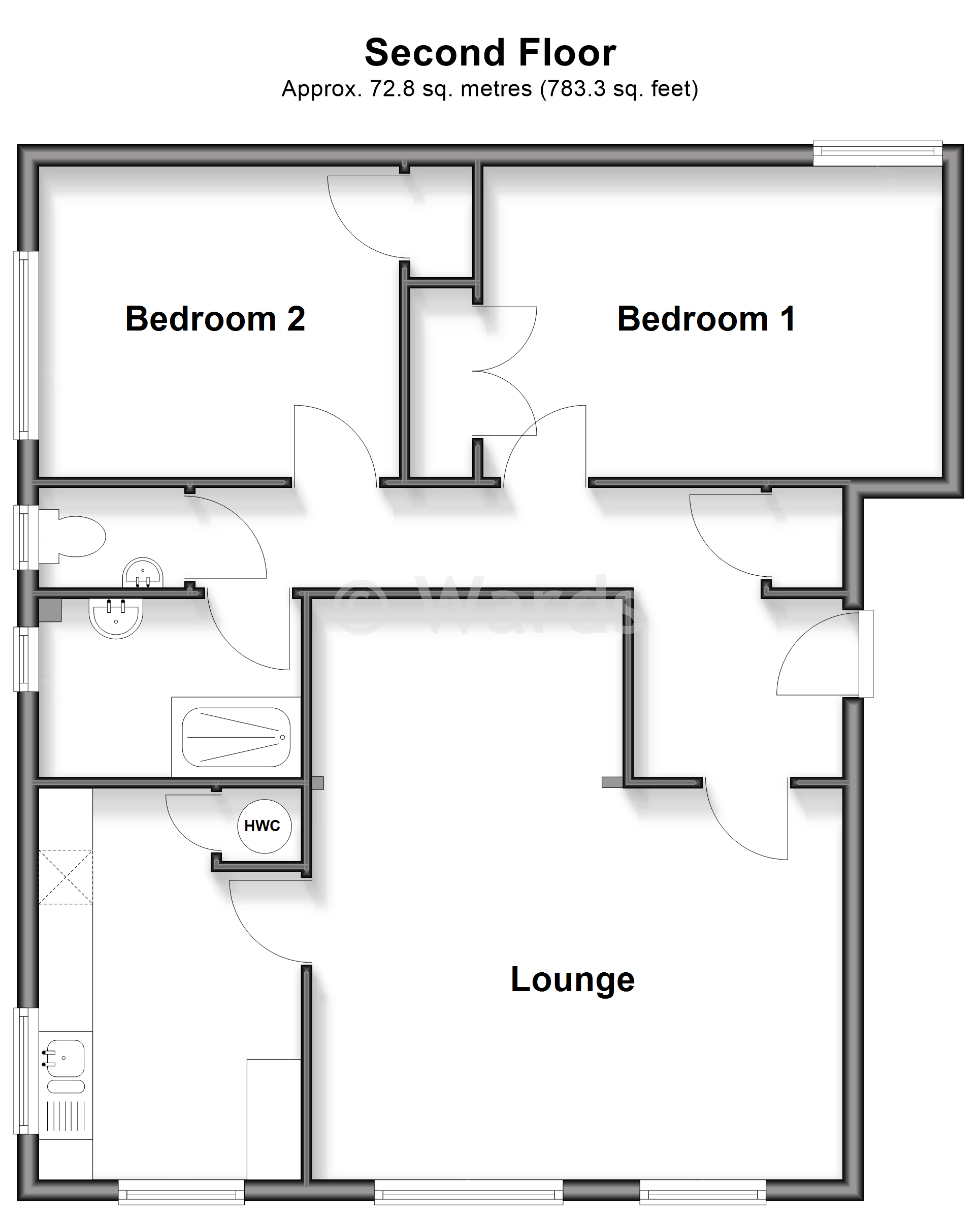 Hume Court, South Road, Hythe floorplan