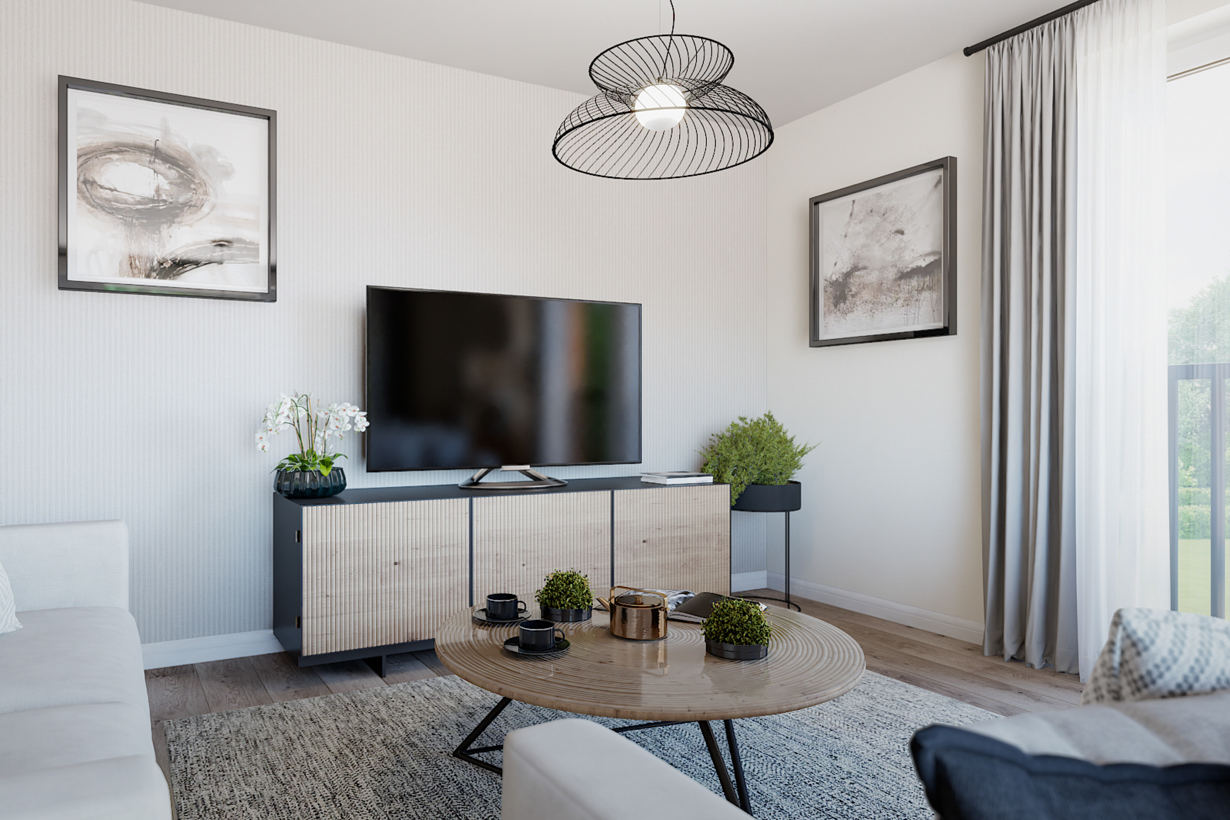 2 Bedroom Apartment, Lounge Area