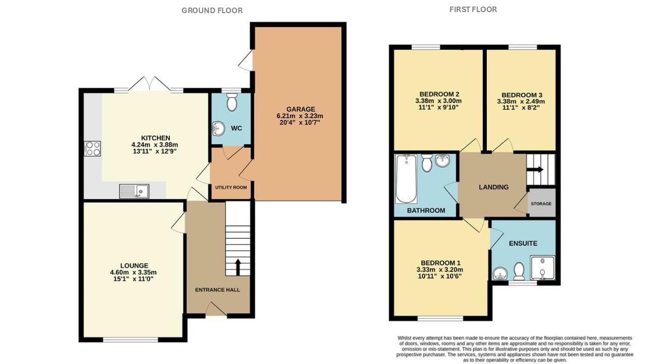 1, Warham Close, Waltham Cross floorplan