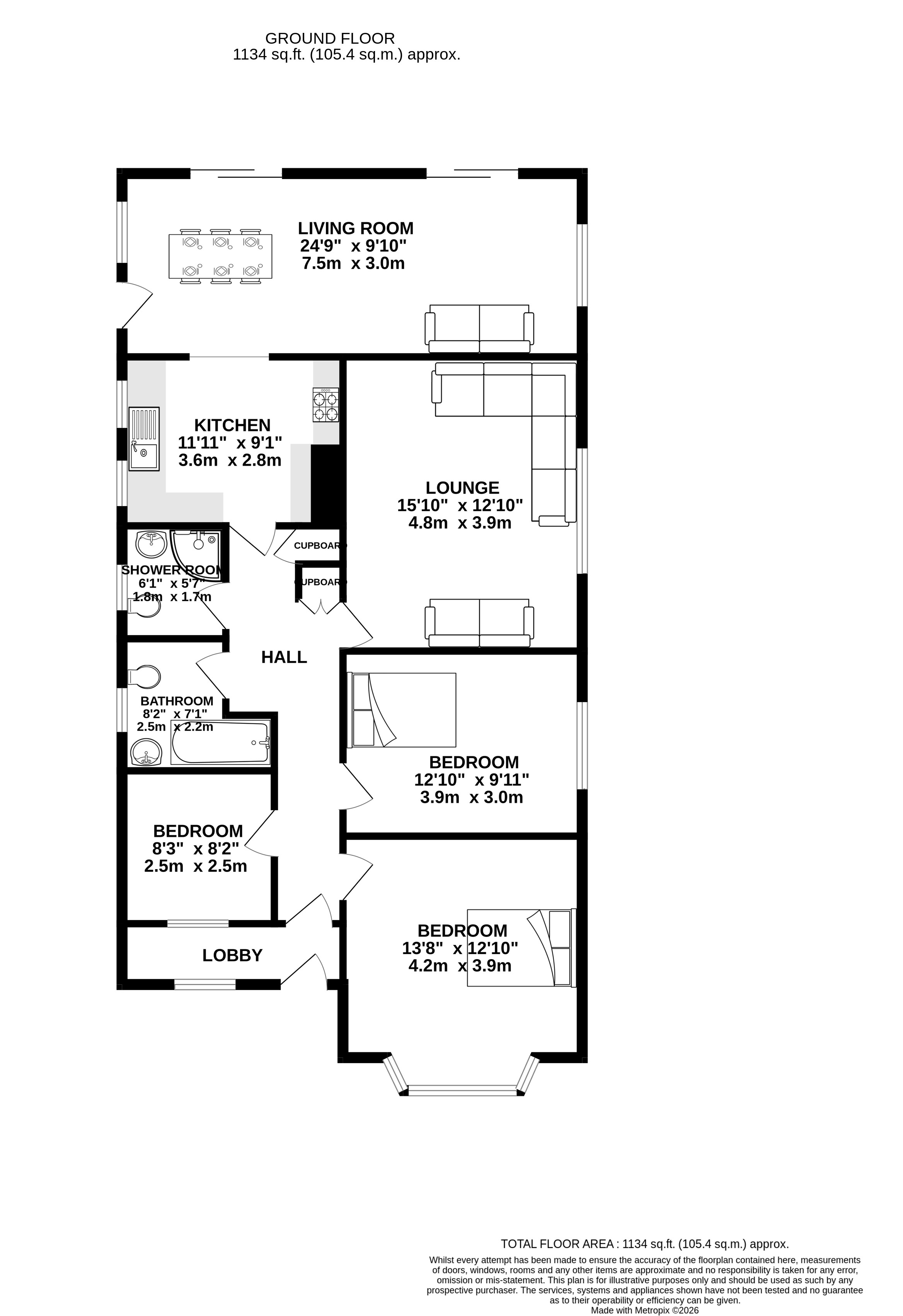 139, Leylands Road, Burgess Hill floorplan