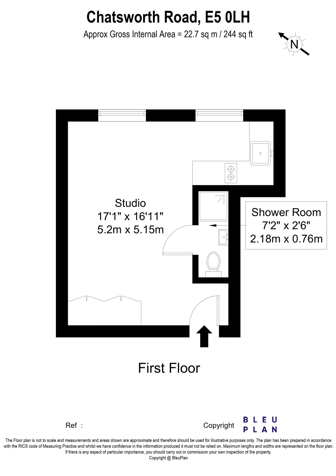 FF Front,, 29, Chatsworth Road, London floorplan