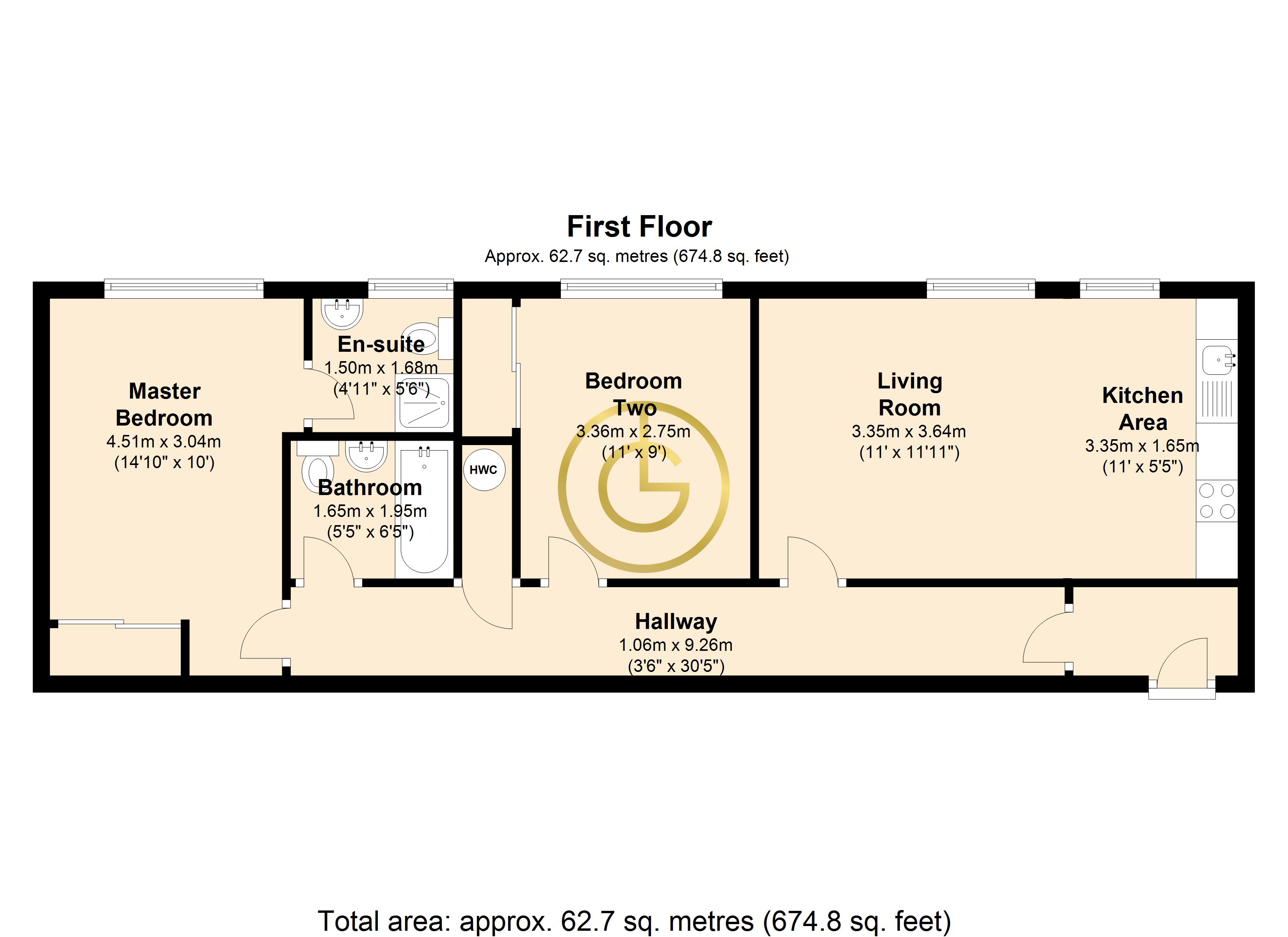 2 Bedrooms Flat to rent in Low Pavement, Nottingham NG1