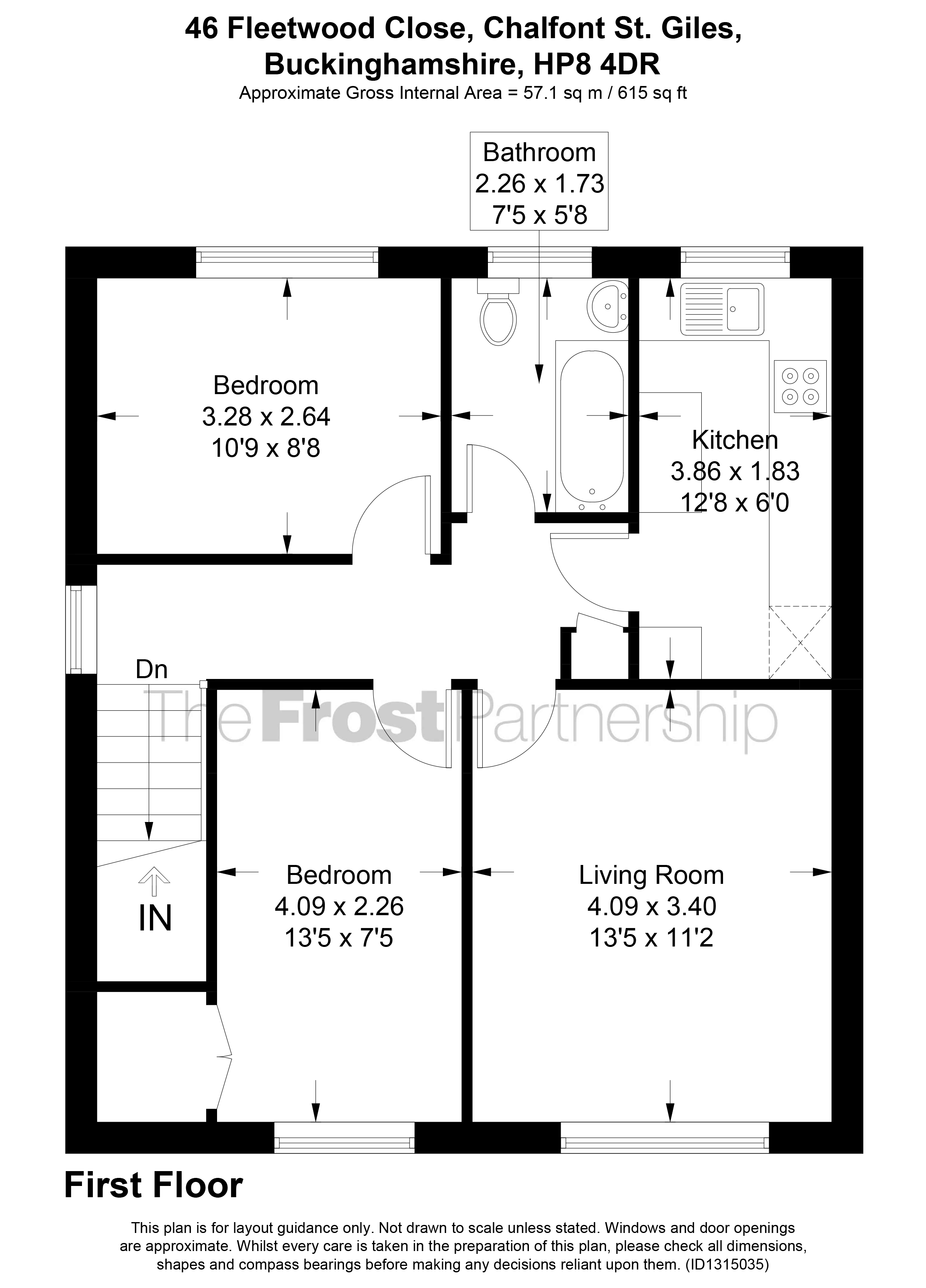 46, Fleetwood Close, Buckinghamshire floorplan