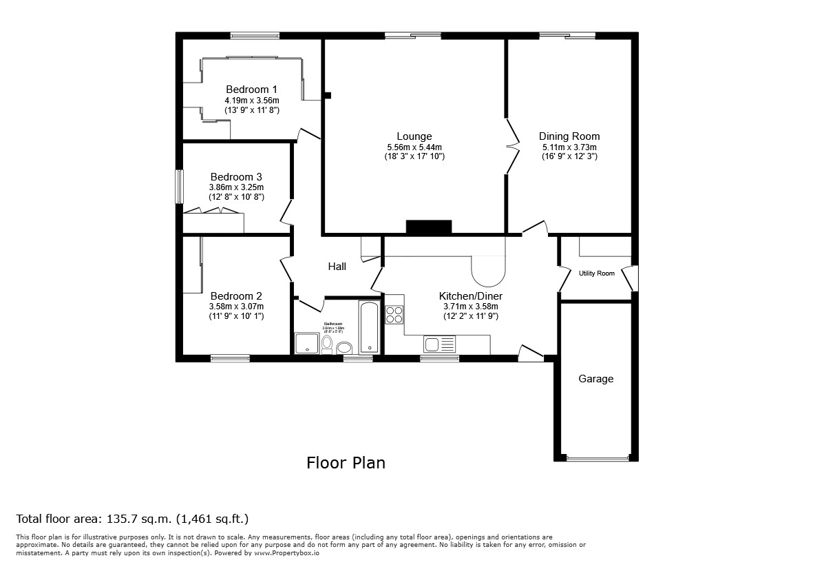 20, North End, Farndon, Newark floorplan