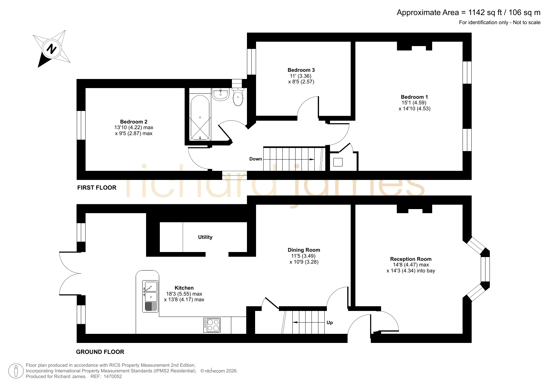 129, Ermin Street, Swindon floorplan