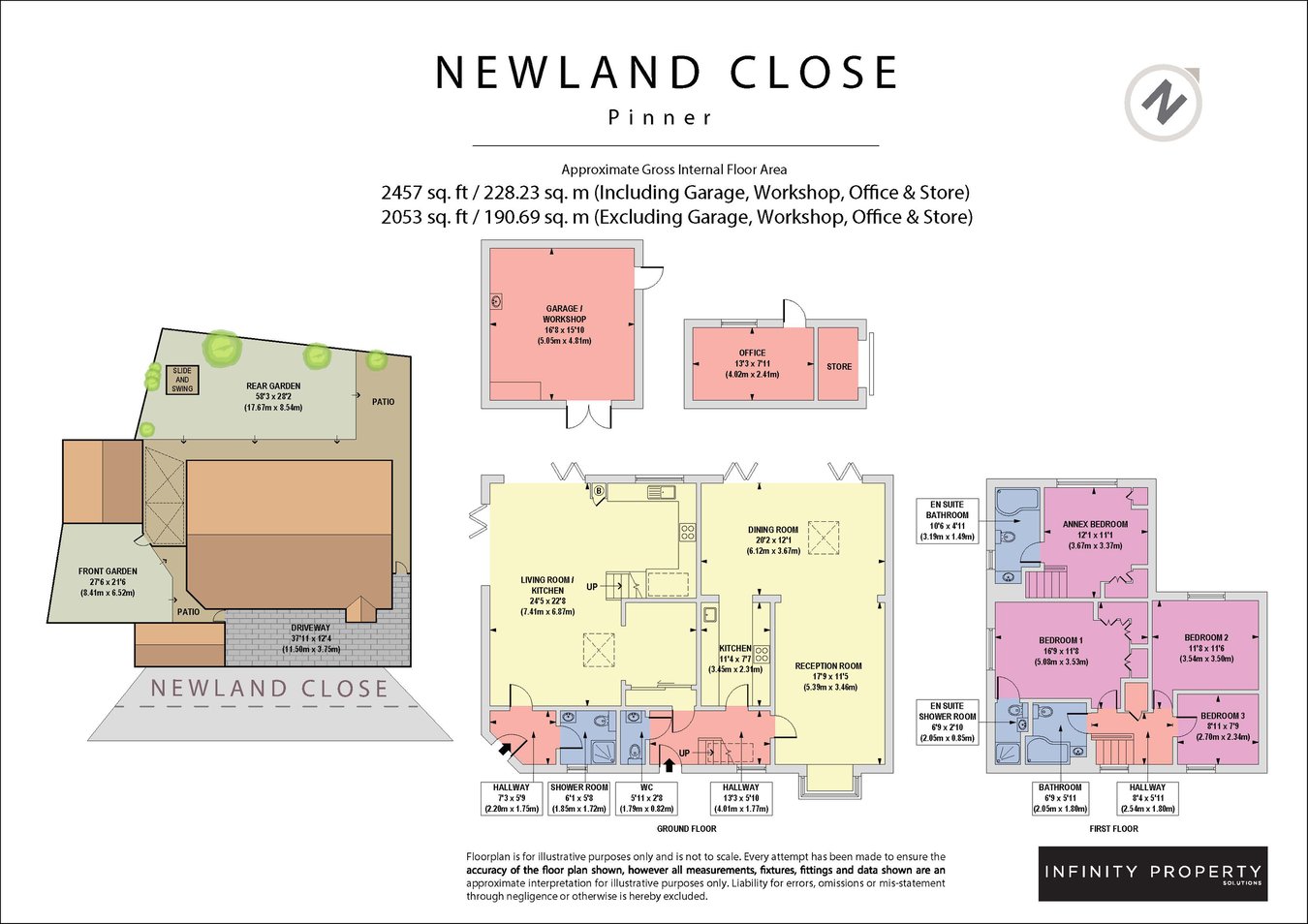 6, Newland Close, Pinner floorplan