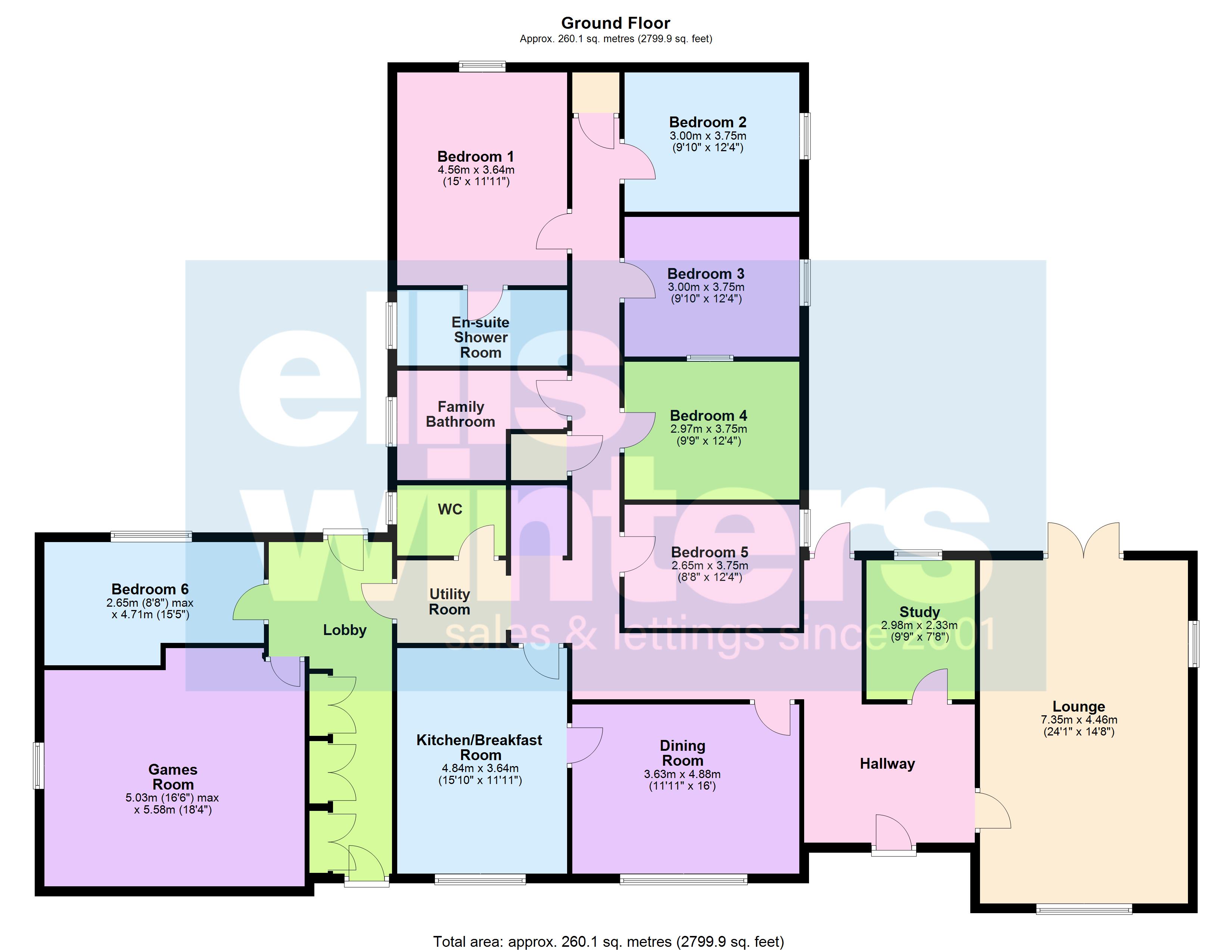 19, Chandlers Way, March floorplan