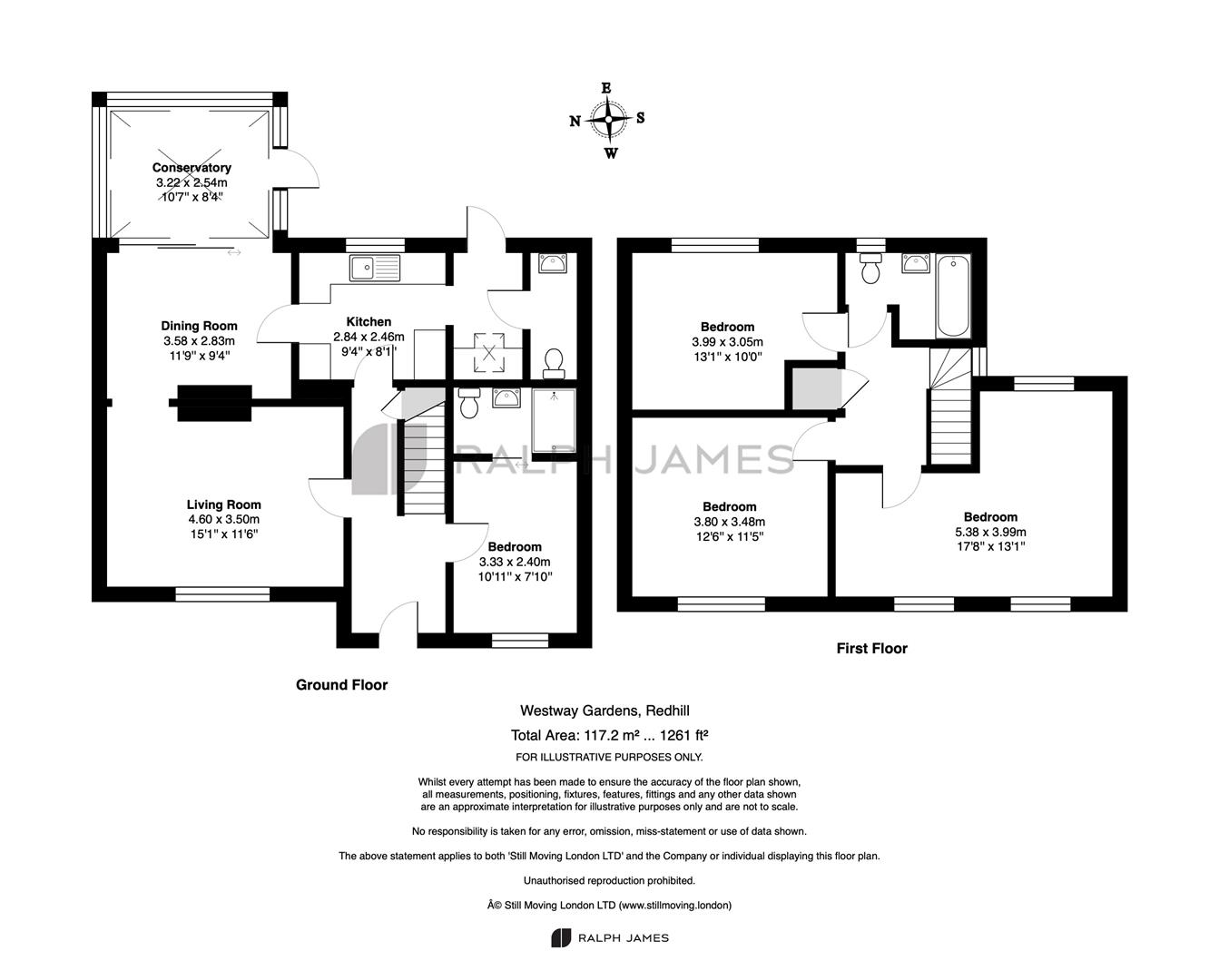 2, Westway Gardens, Redhill floorplan