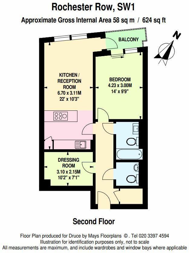 10,Apartment 7, Rochester Row, London floorplan