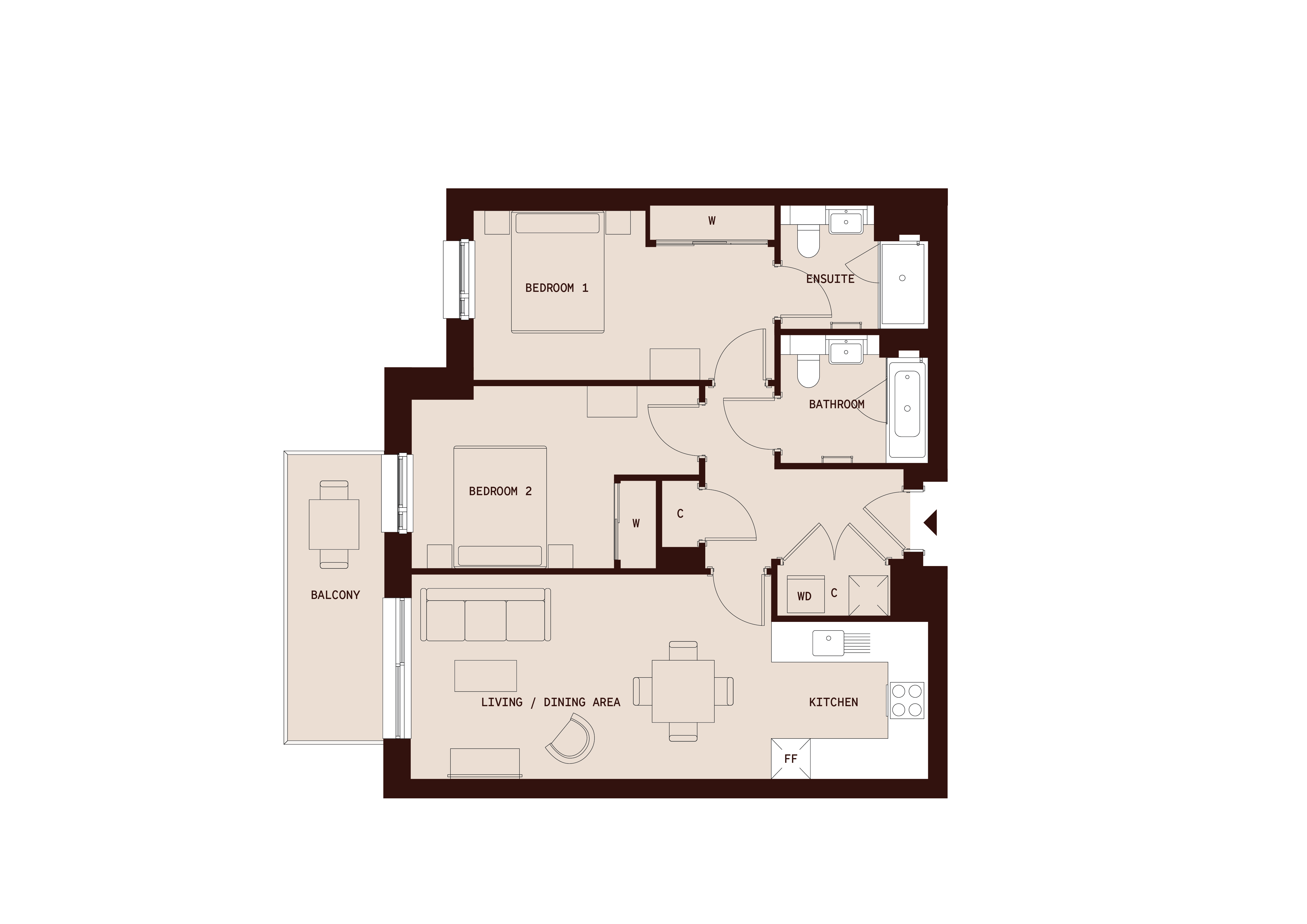 2 Caversham Road, Colindale floorplan