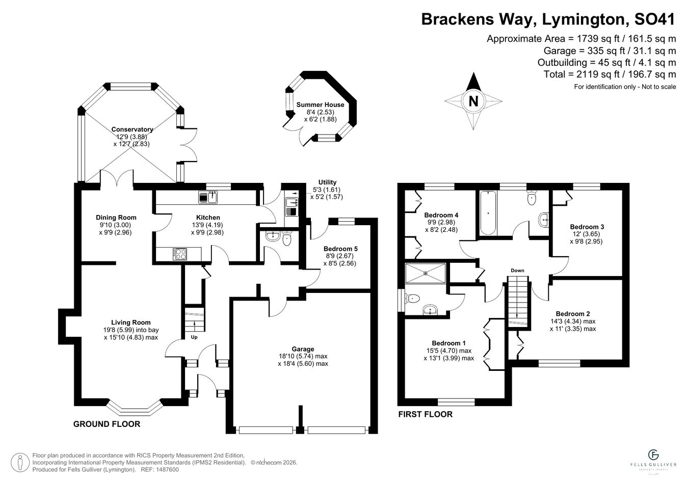 15, Brackens Way, Lymington floorplan