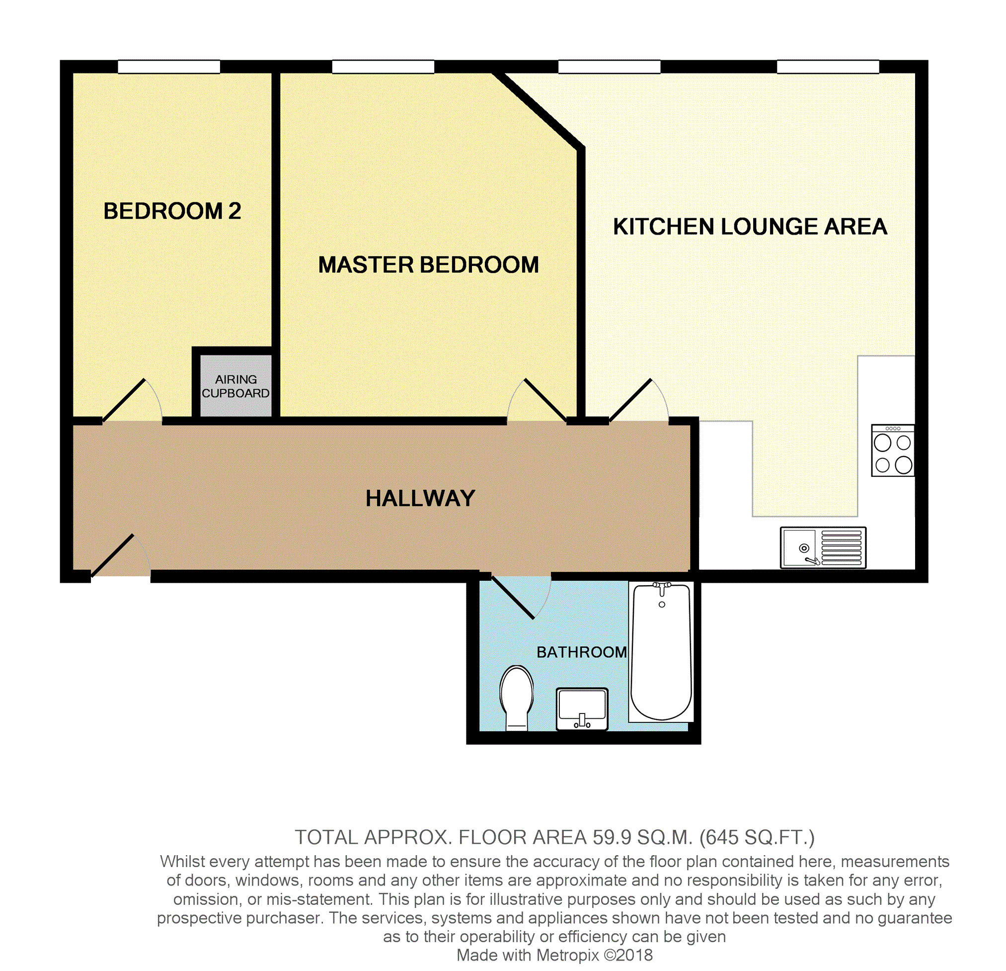 2 Bedrooms Flat for sale in 90 New London Road, Chelmsford CM2