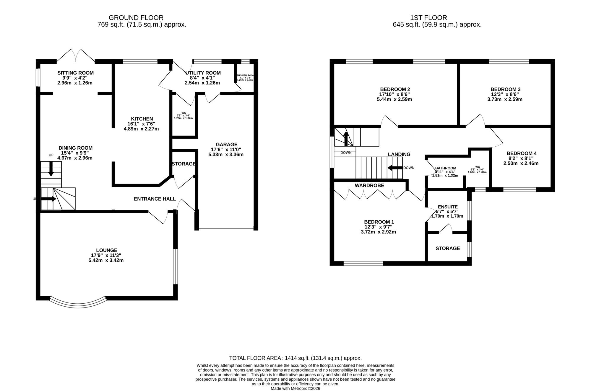 1 Warford Avenue, Stockport floorplan