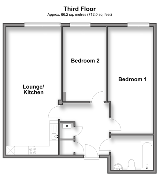 Stanford Avenue, Brighton floorplan