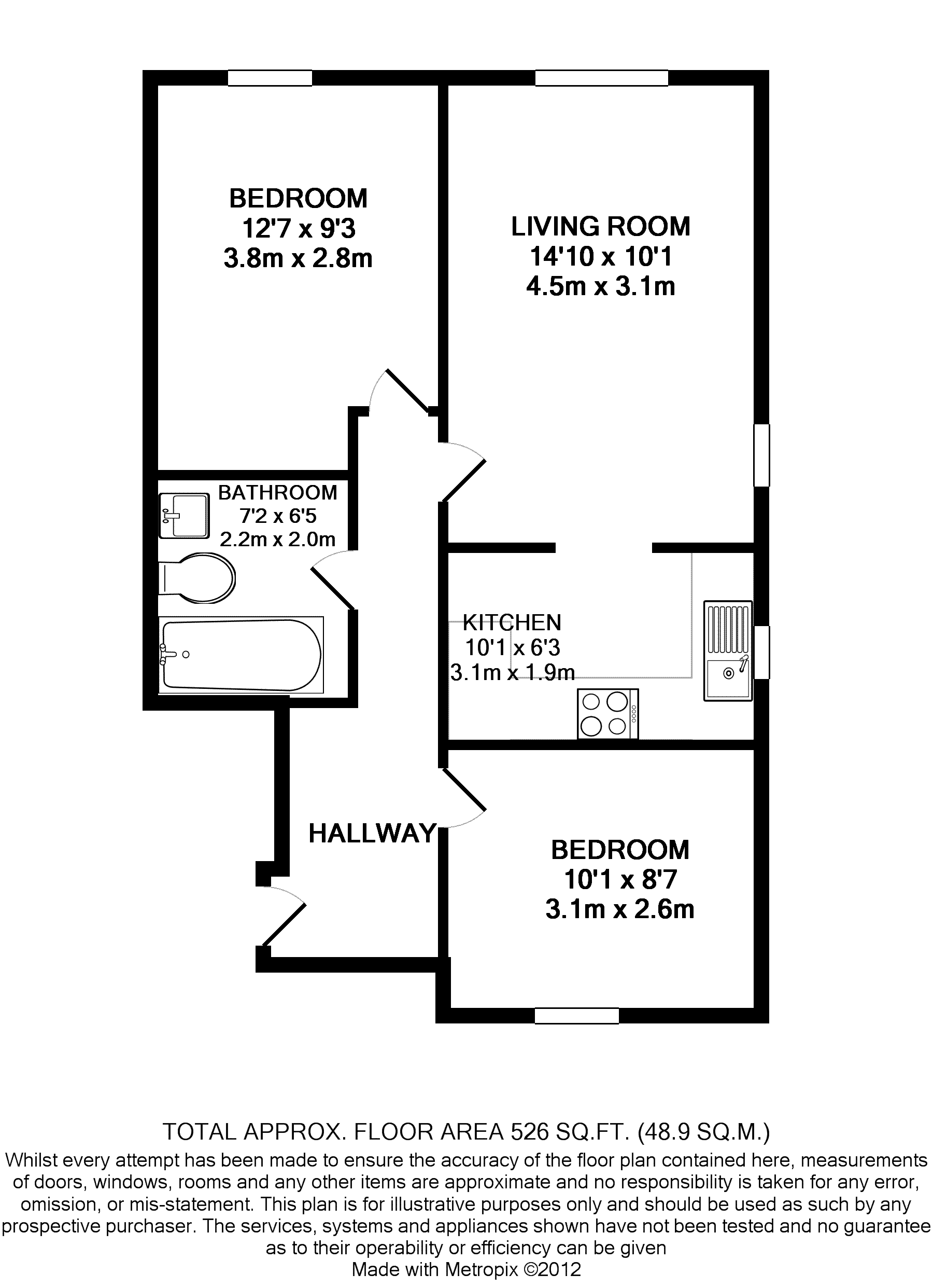 2 Bedrooms Flat to rent in Christchurch Avenue, Brondesbury NW6