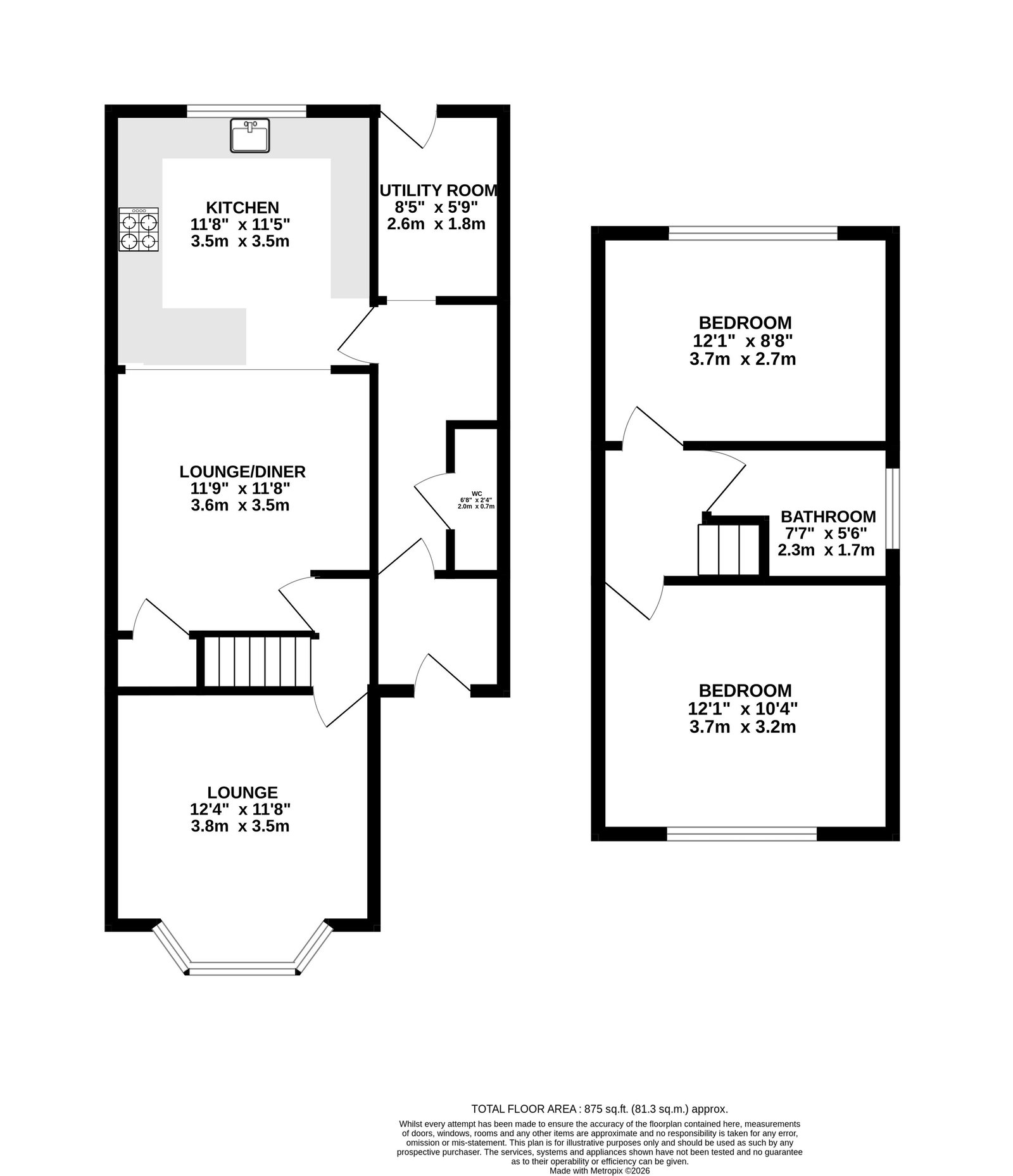 124, Blythsford Road, Birmingham floorplan