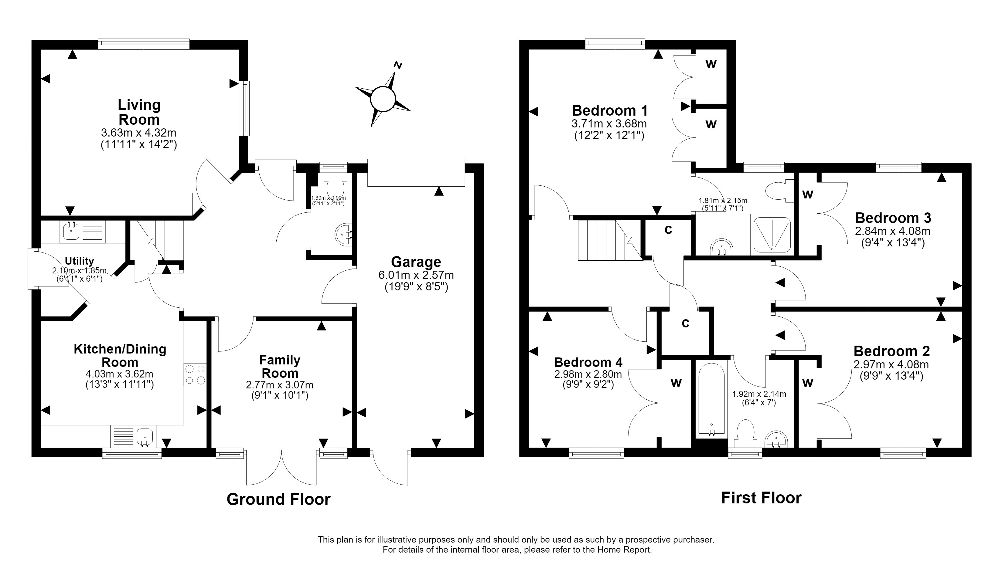 14, Jeanette Stewart Drive, Newtongrange floorplan