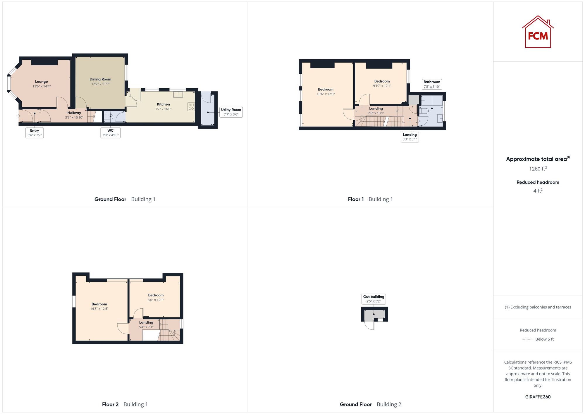 16 Alexandra Terrace, Whitehaven floorplan