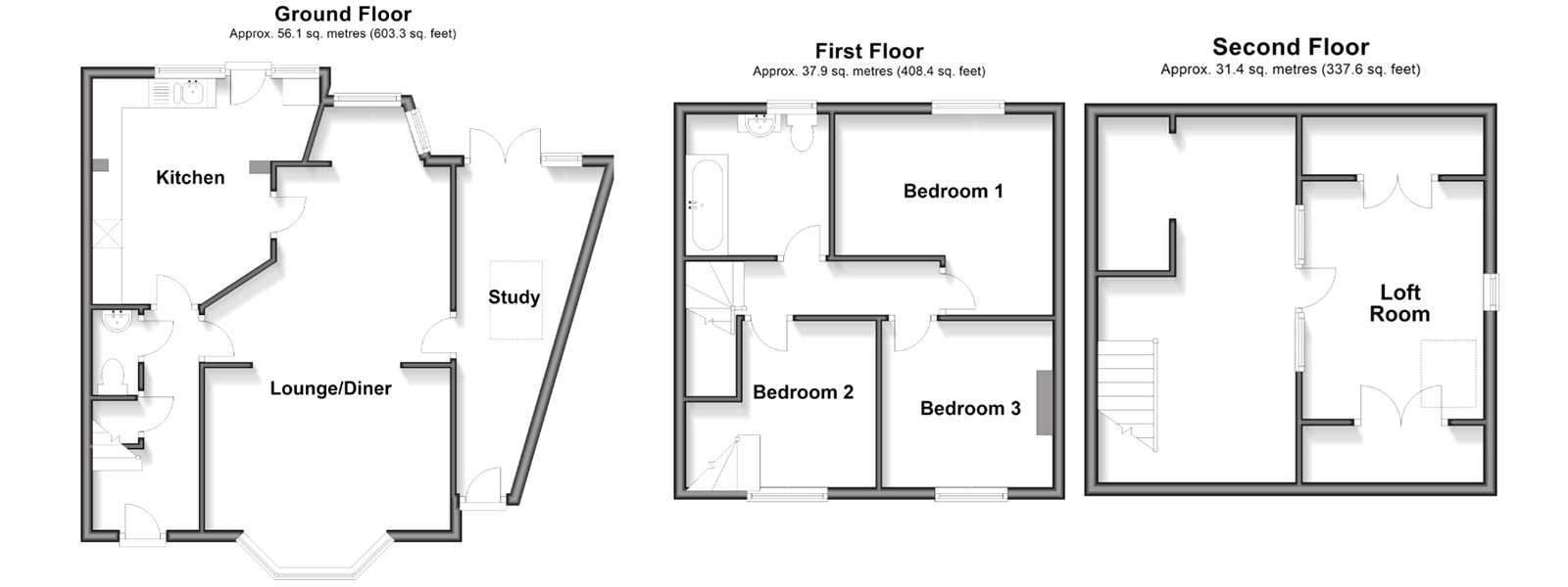 23, Sussex Road, Kent floorplan