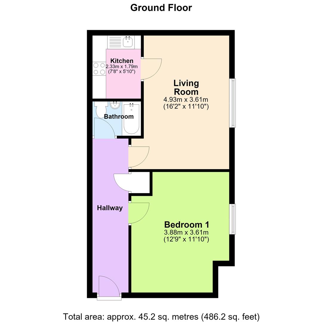 Nicholson Court, Hereford floorplan