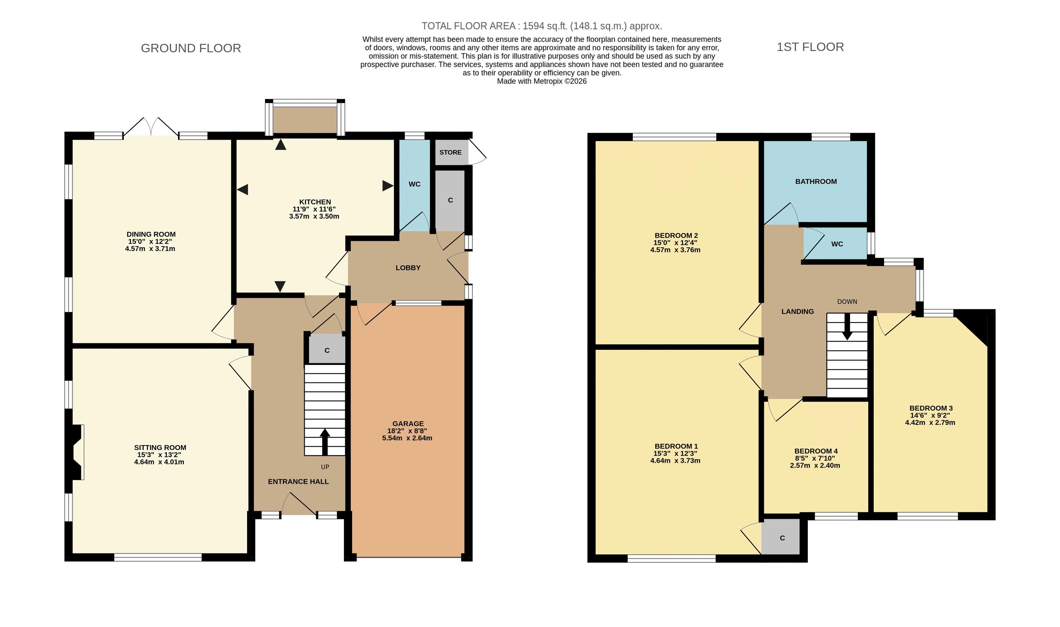 25, Fiddicroft Avenue, Banstead floorplan