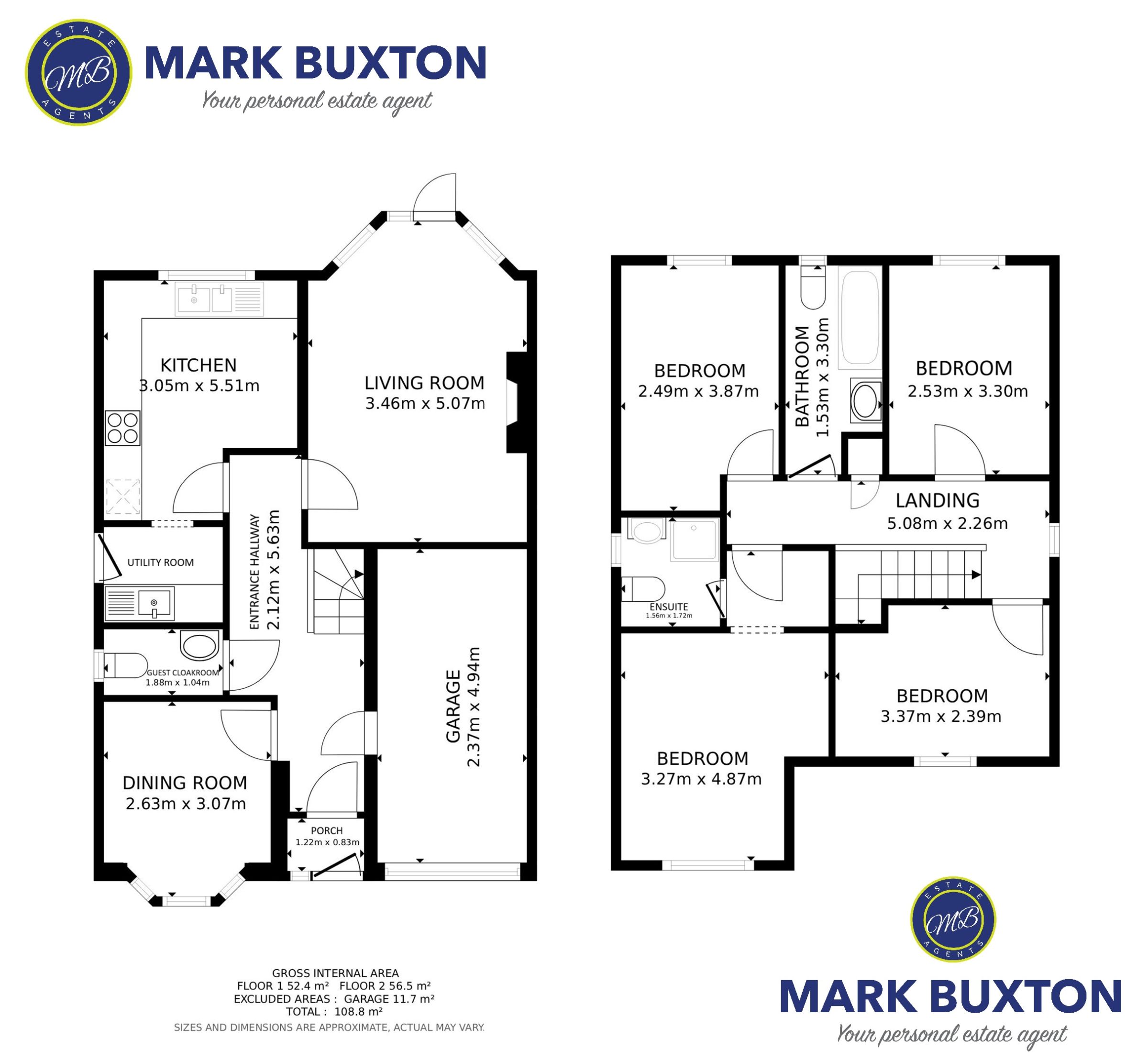 3 Row Moor Way, Stoke-on-Trent floorplan