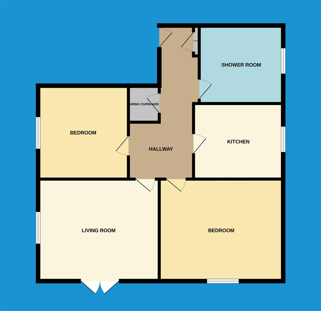 Flat 3 Pendruccombe Court, Tavistock Road, Launceston floorplan