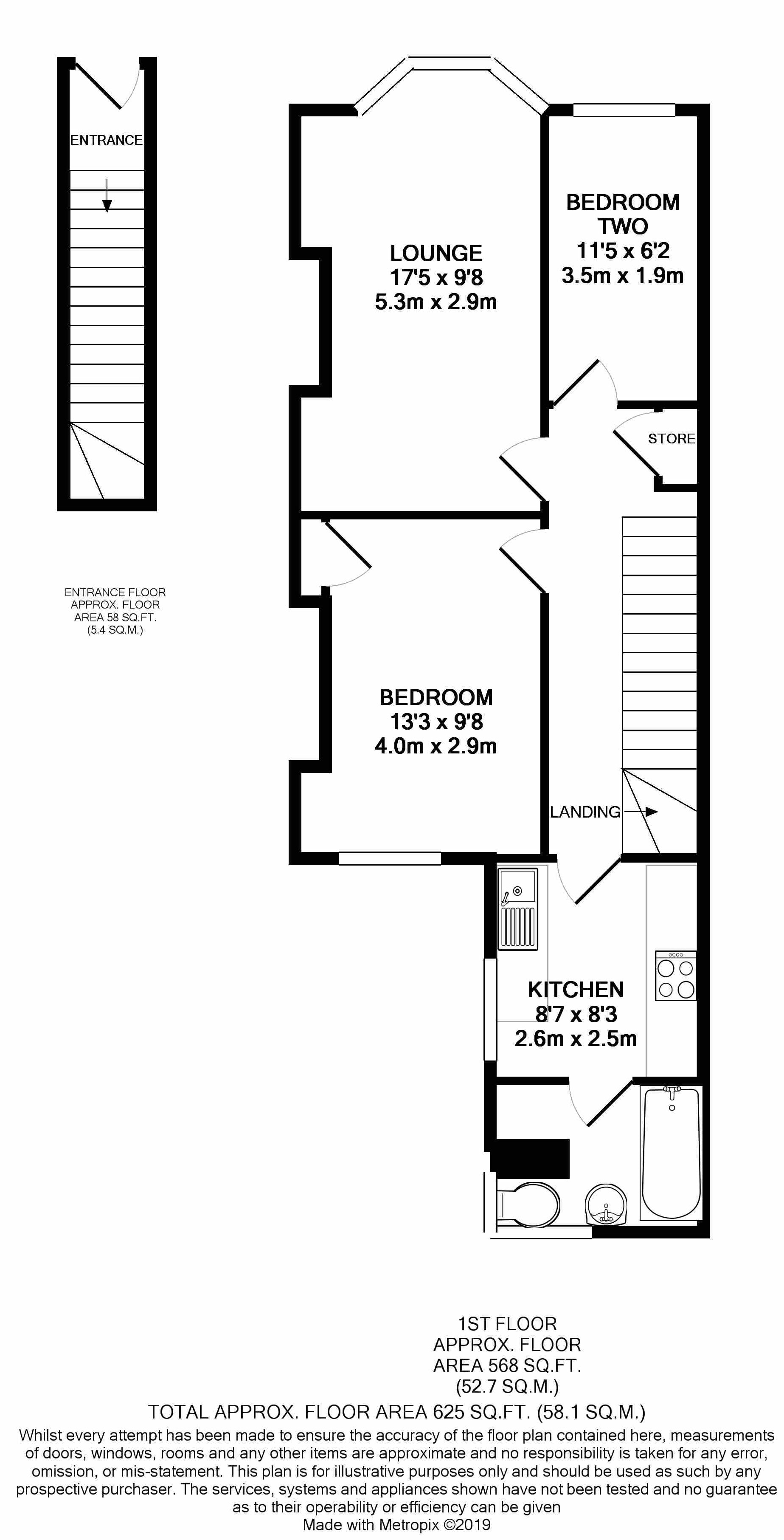 2 Bedrooms Flat to rent in Park Crescent Terrace, Brighton BN2