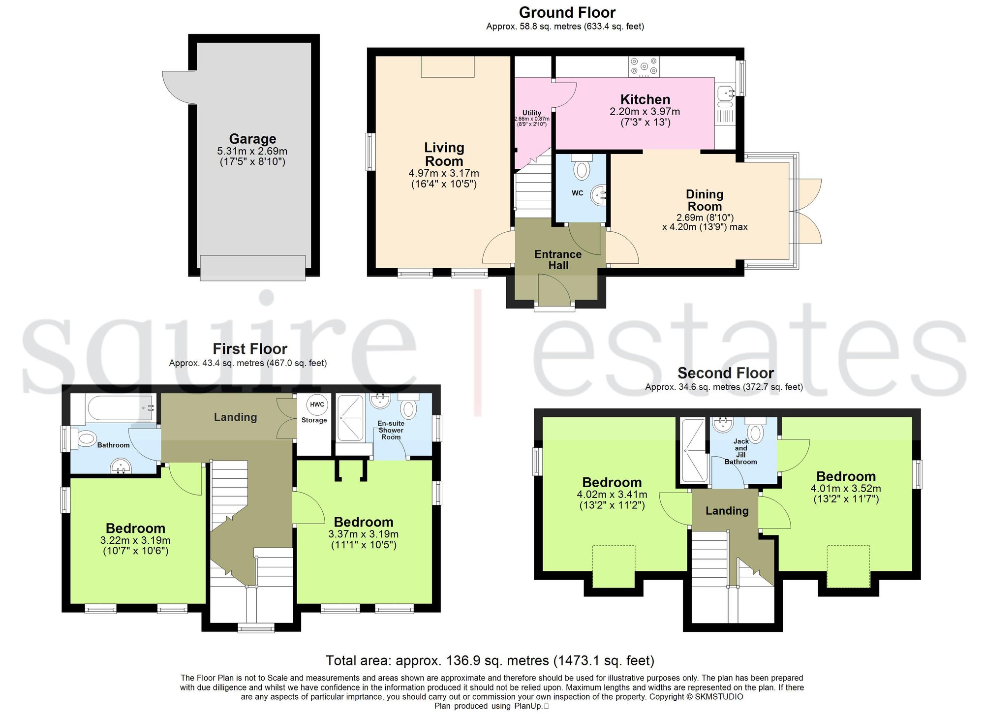 1 Woodwhite Way, Hemel Hempstead floorplan