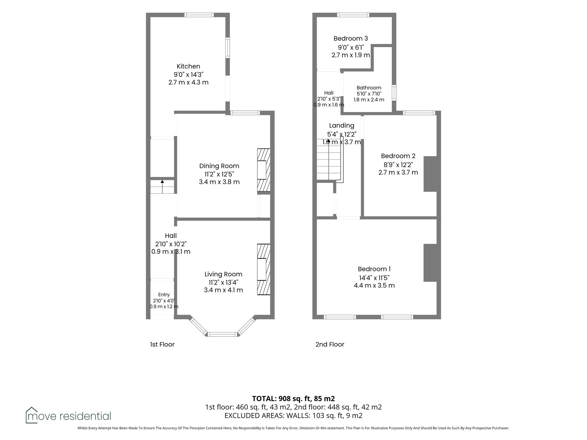 83 Whitland Road, Liverpool floorplan