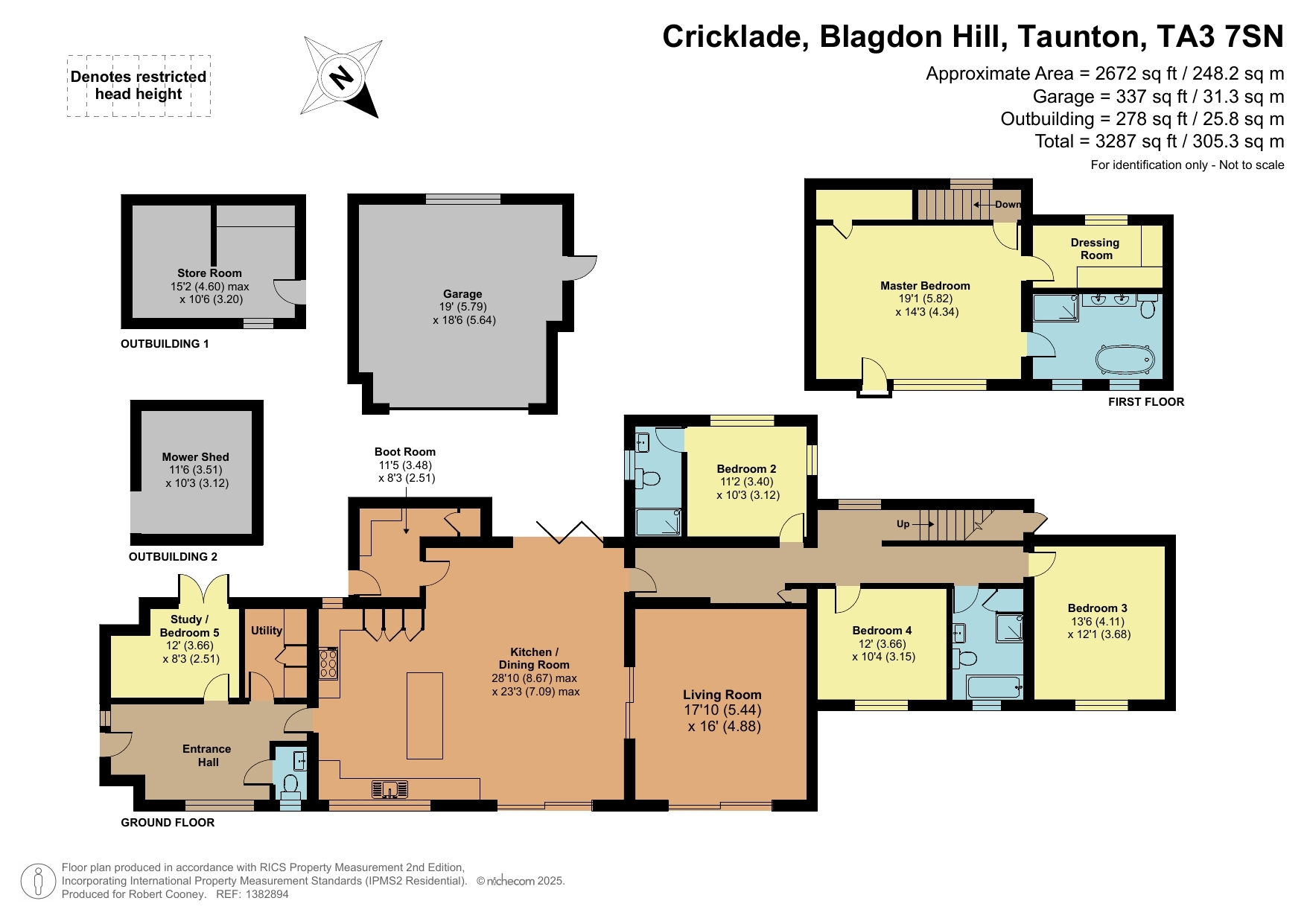 Cricklade, Taunton floorplan