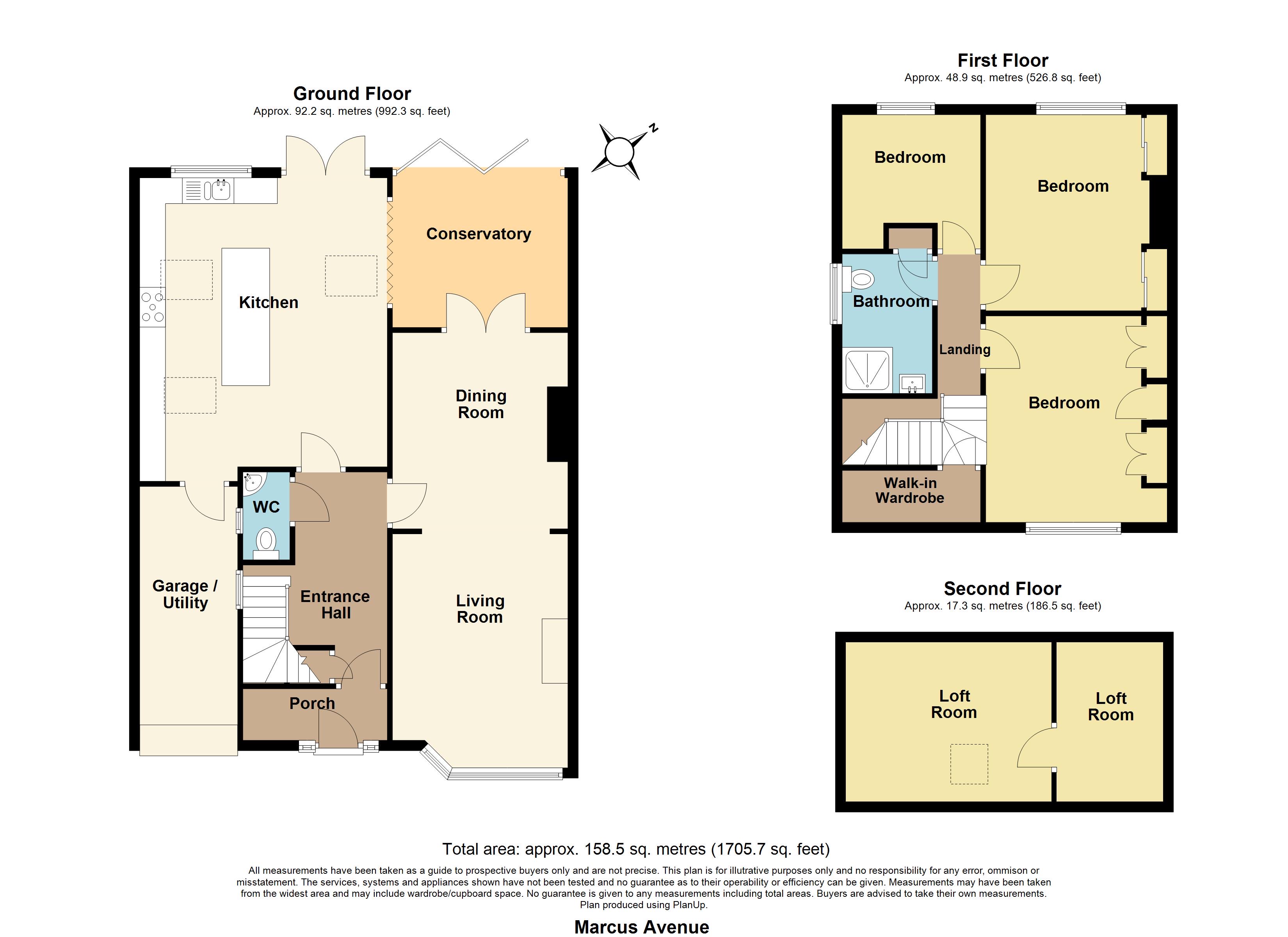 11, Marcus Avenue, Essex floorplan