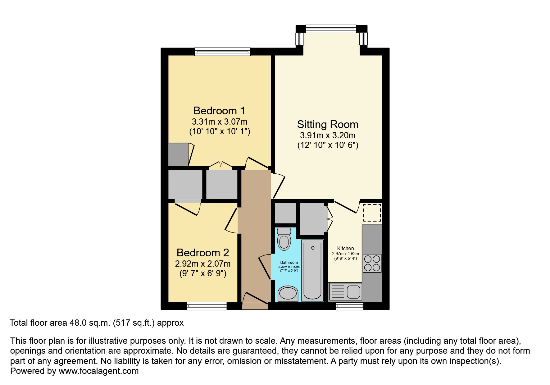 29, Old School Close, Melrose Road floorplan