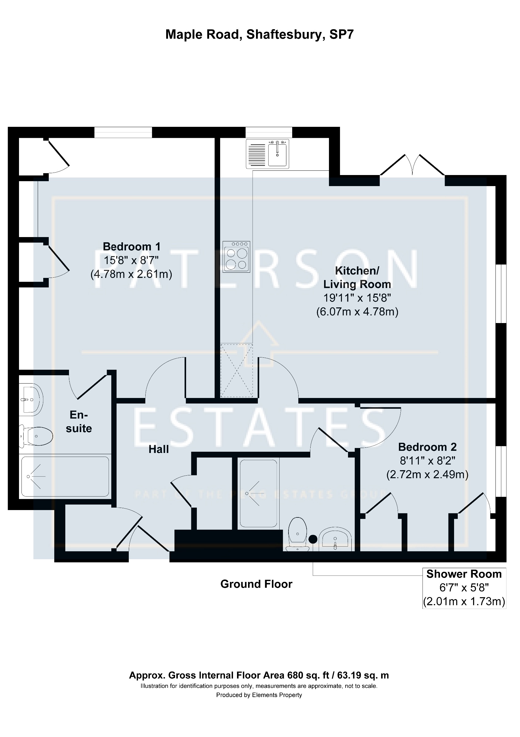 26 Maple Road, Shaftesbury floorplan