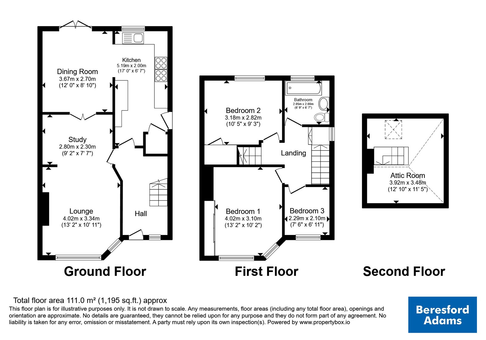 40, Brynhyfryd Avenue, Clwyd floorplan