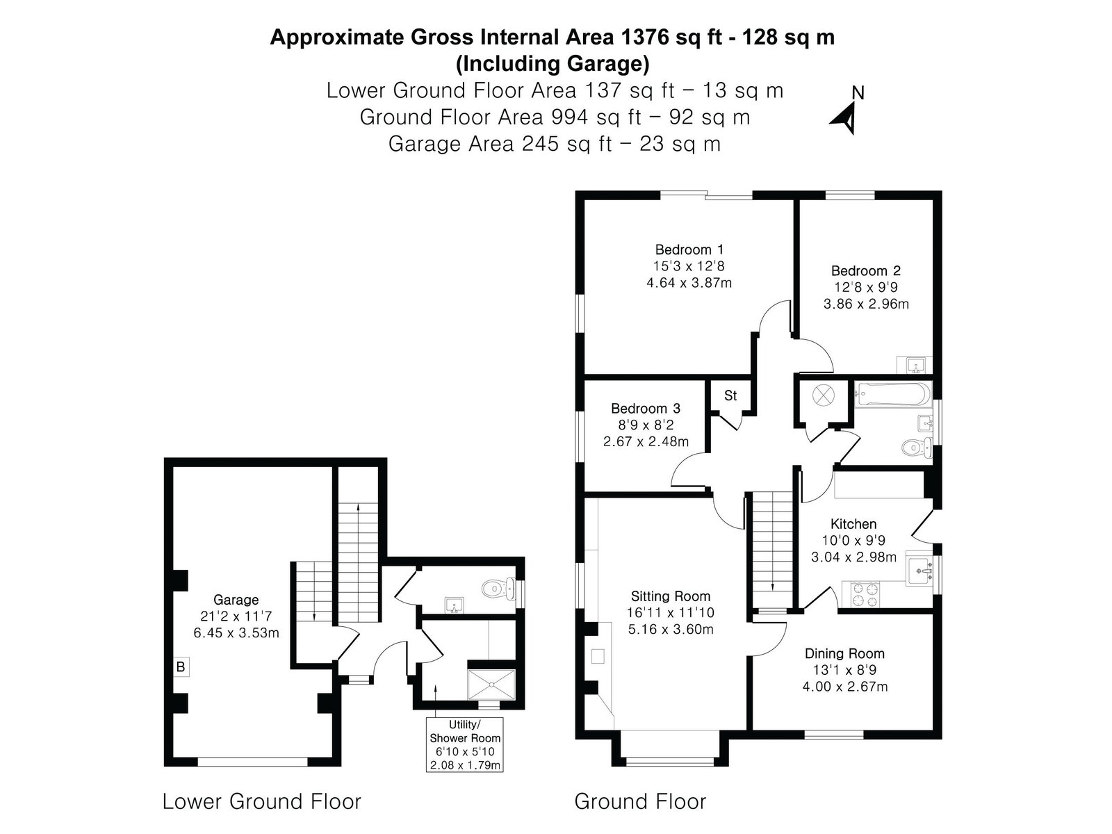 3, Sunnyside, Yealmpton floorplan