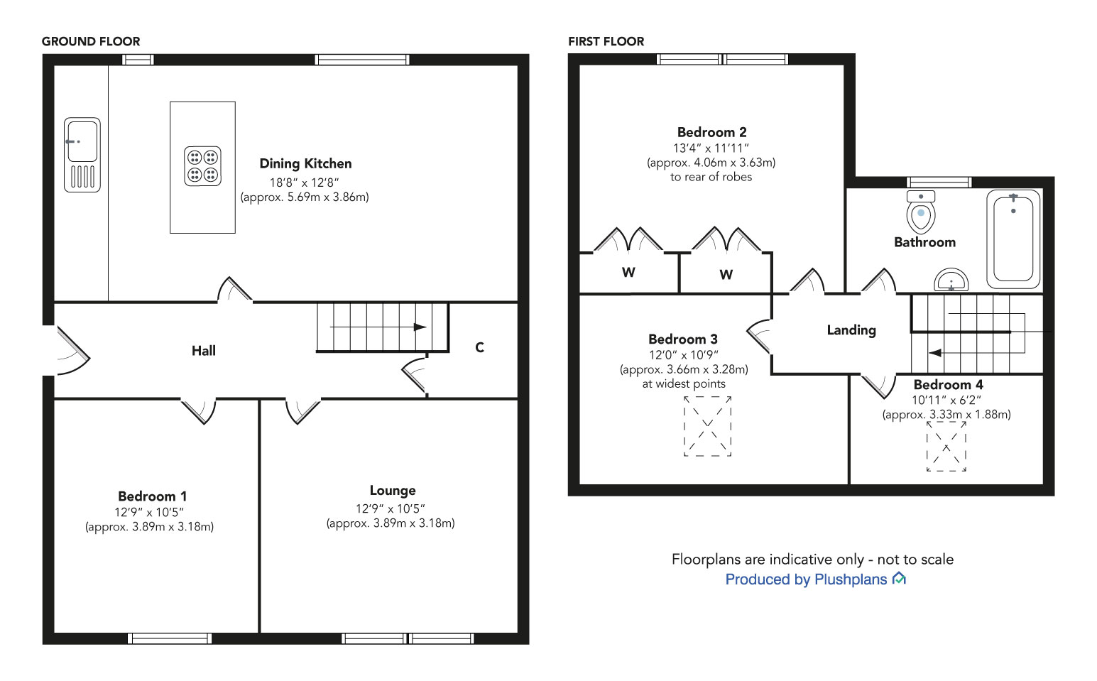 1/1 83, Maxwellton Road, Paisley floorplan
