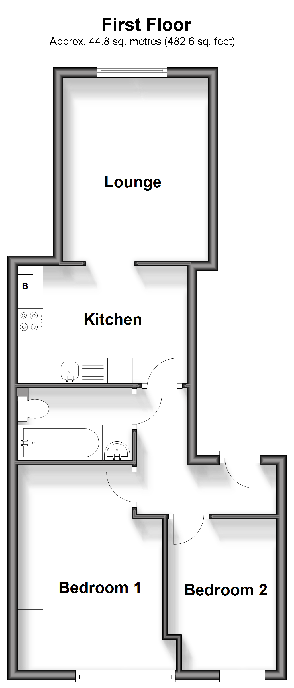 92C, Parrock Street, Gravesend floorplan