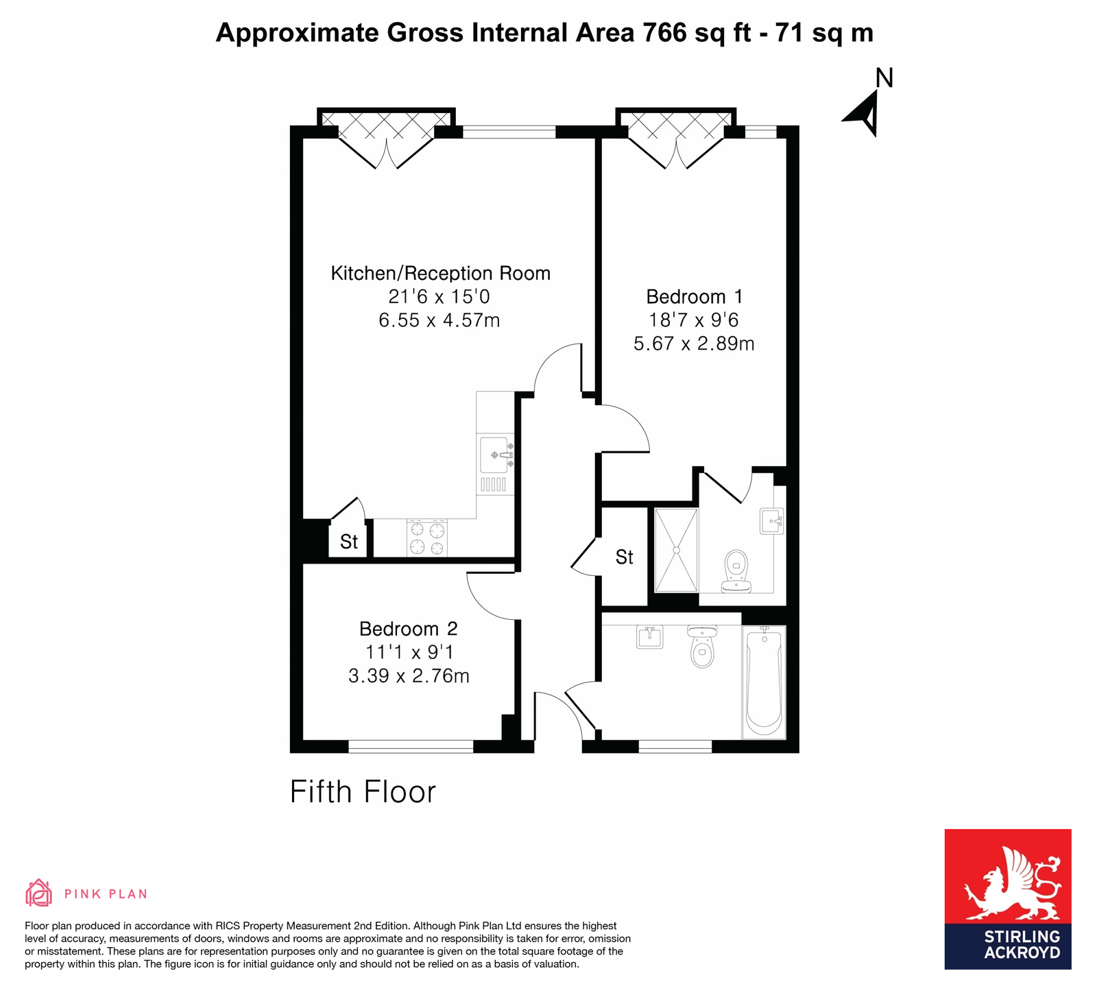 Flat 26, Rathnew Court, 5, Meath Crescent, London floorplan