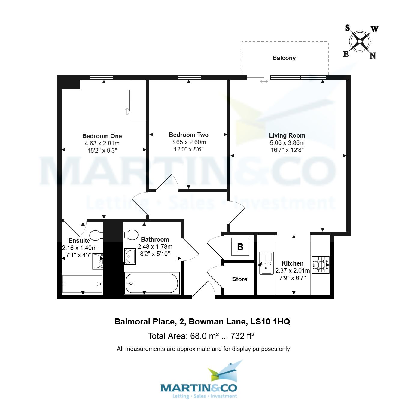 25, Balmoral Place, Leeds floorplan