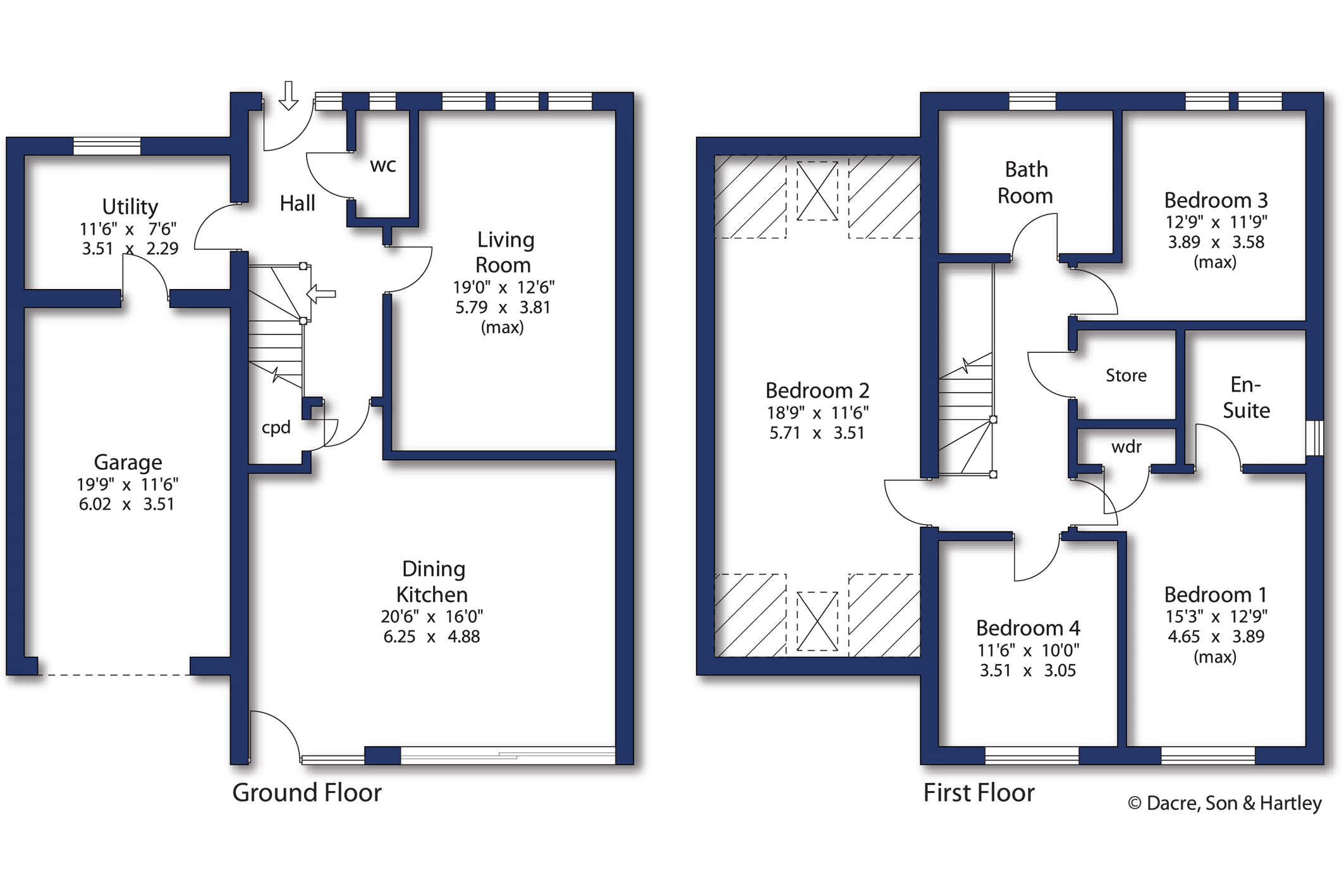 3, Oak Drive, North Yorkshire floorplan