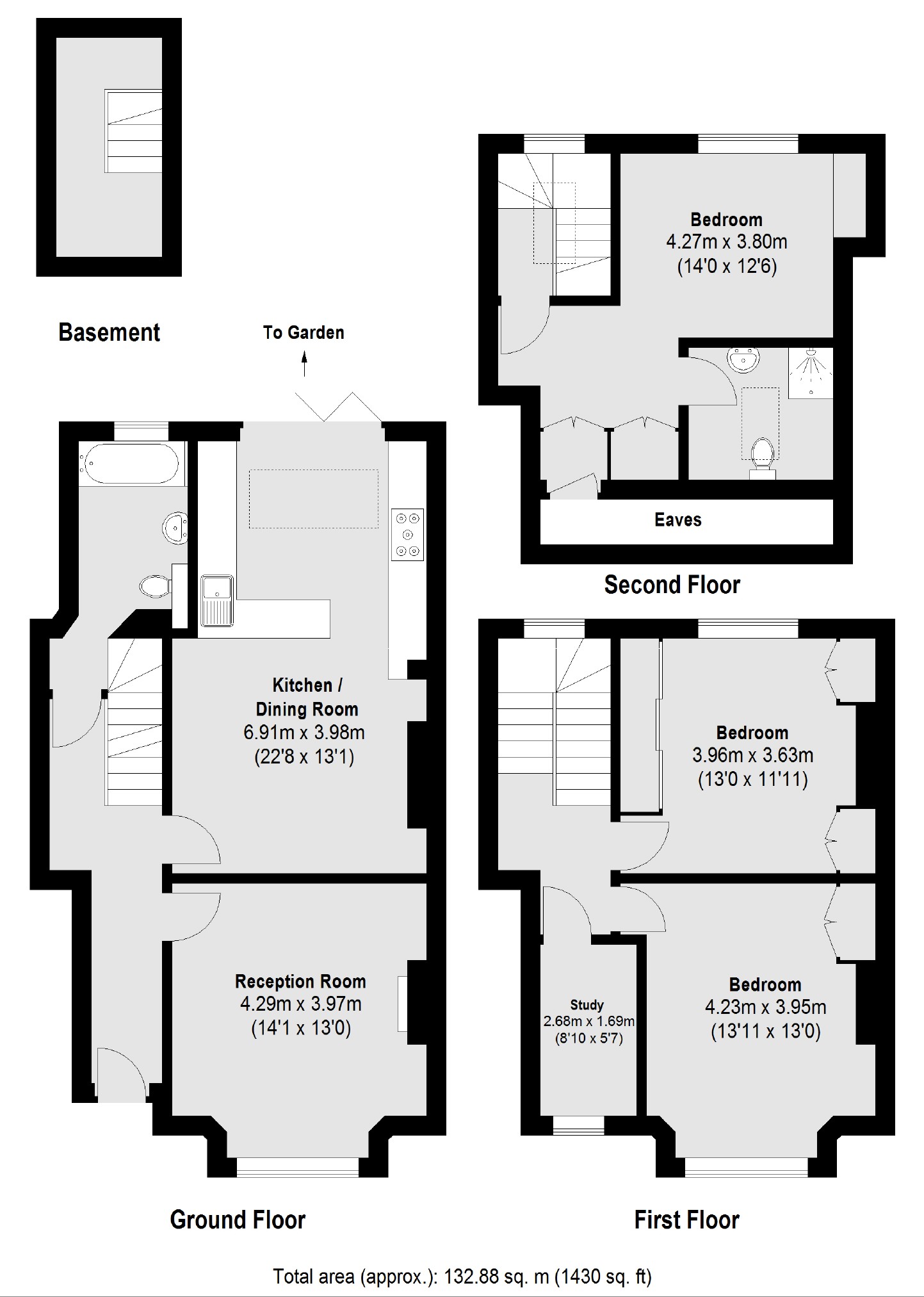 1A, Ivydale Road, London floorplan